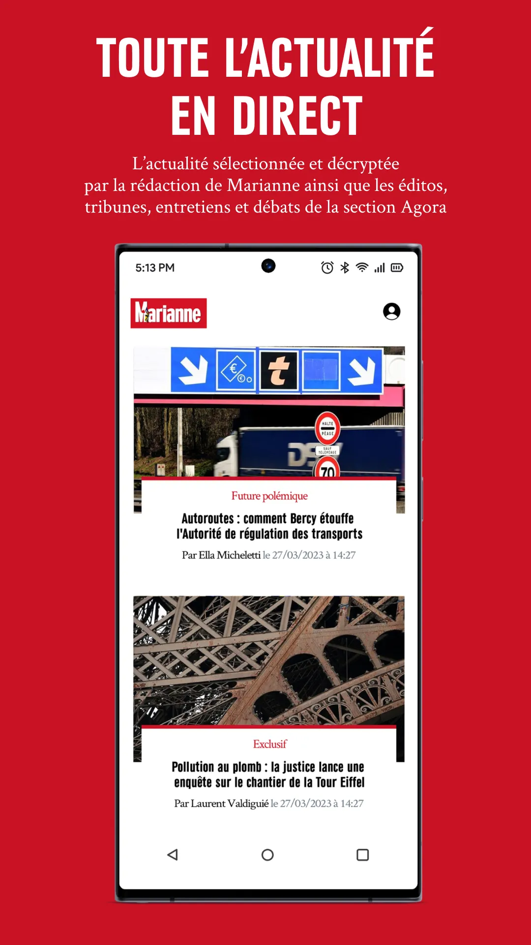 Marianne - Actualités & Débats | Indus Appstore | Screenshot