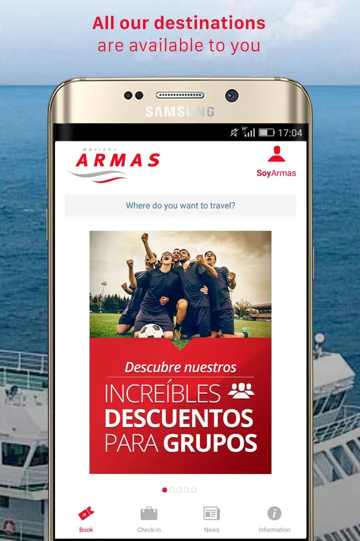 NAVIERA ARMAS: ferries | Indus Appstore | Screenshot