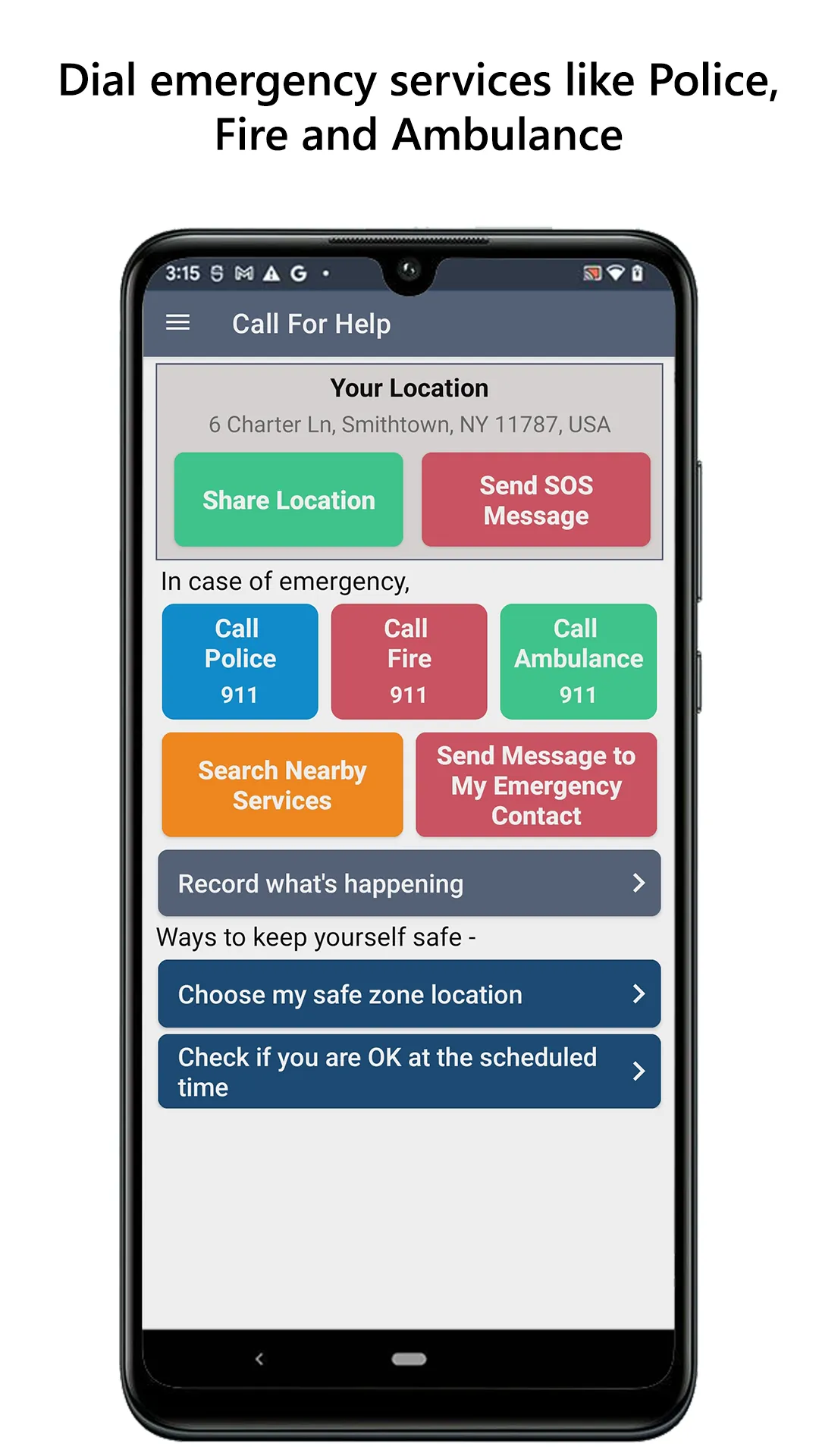 Call For Help - Emergency SOS | Indus Appstore | Screenshot