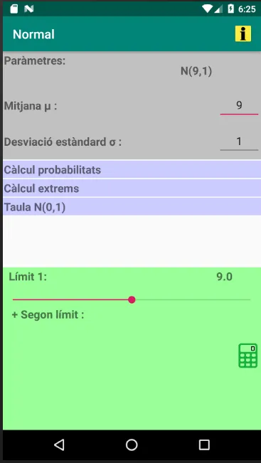 Distribució Normal | Indus Appstore | Screenshot