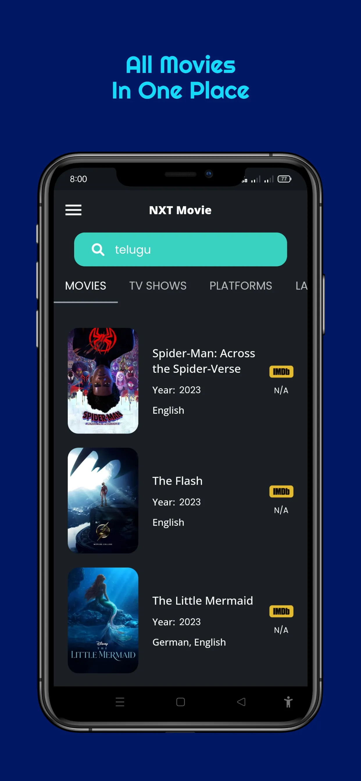 Nxt Movie - Find New Movies | Indus Appstore | Screenshot