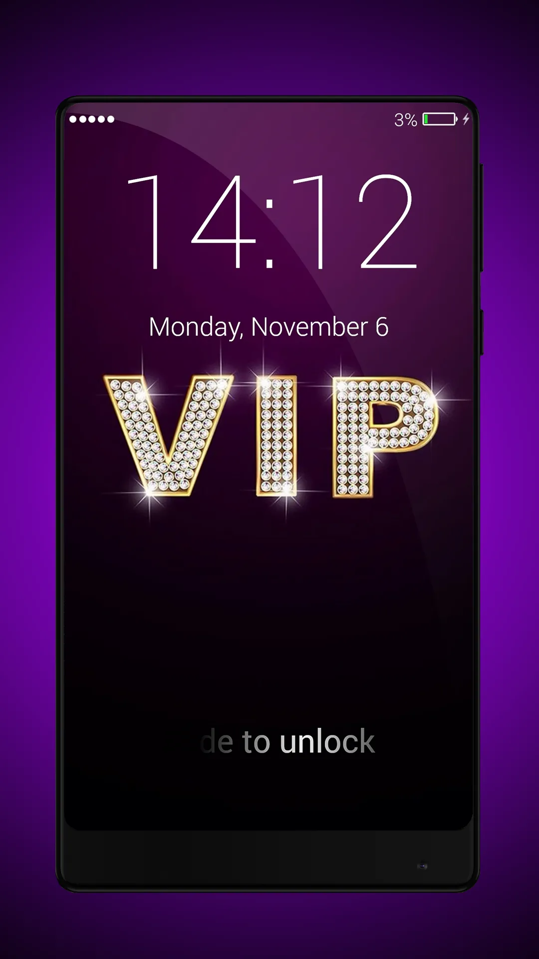 VIP Keyboard Lock Screen | Indus Appstore | Screenshot