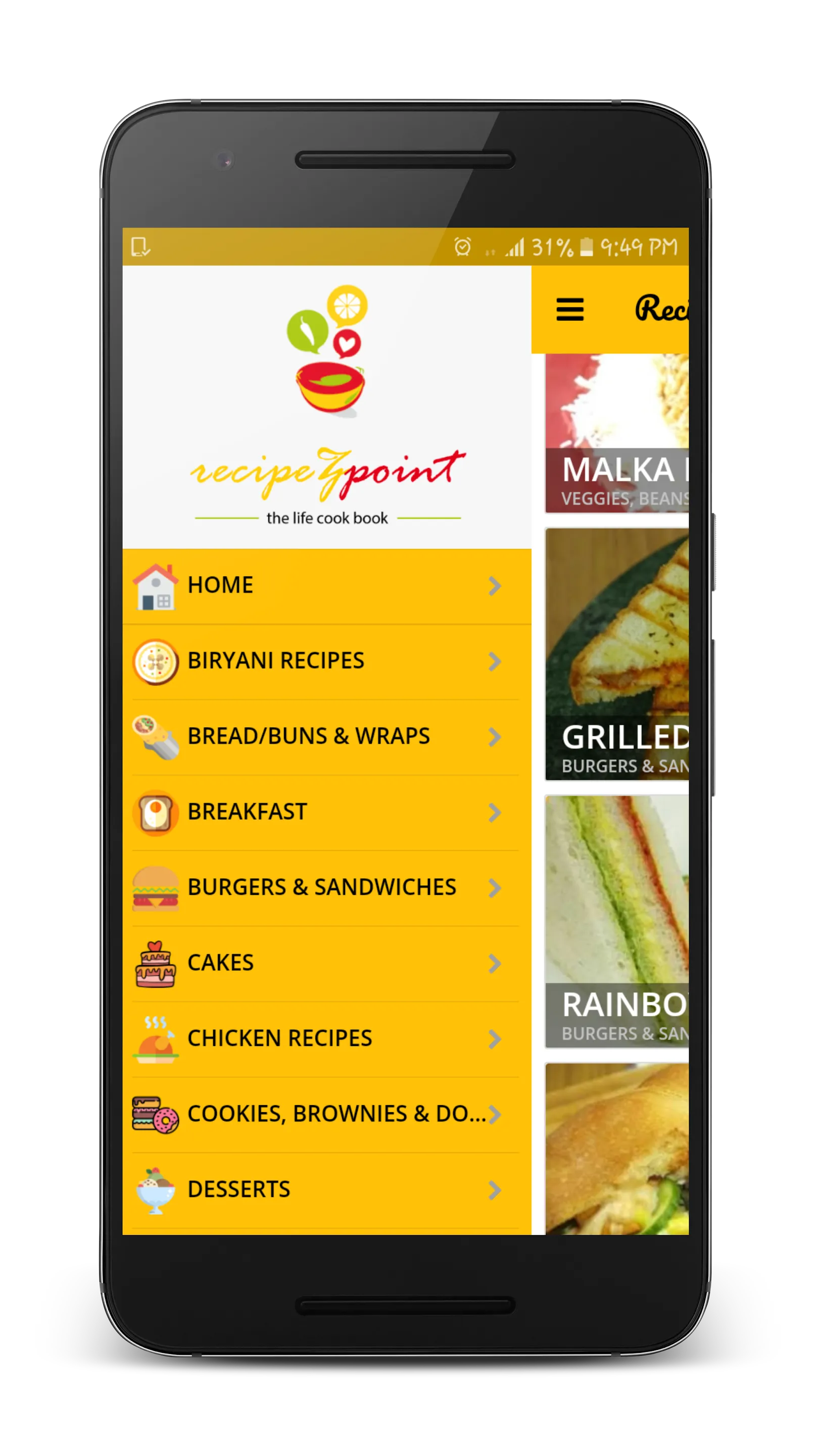 Recipes Point | Indus Appstore | Screenshot