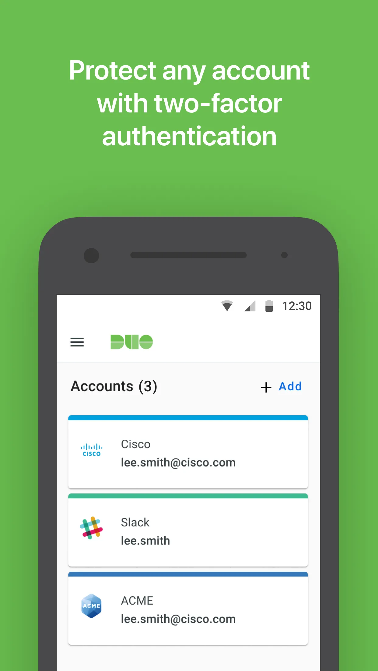 Duo Mobile | Indus Appstore | Screenshot