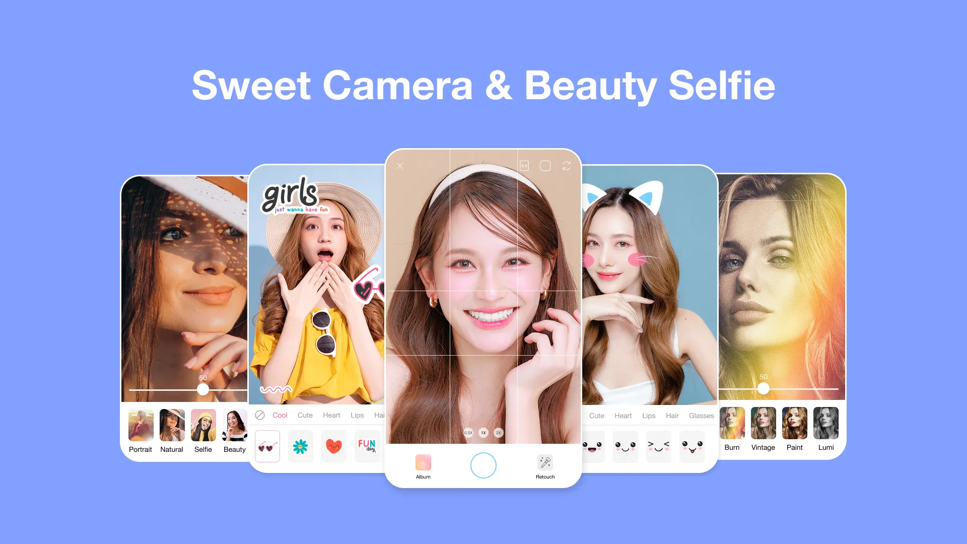 Sweet Beauty & Camera Sticker | Indus Appstore | Screenshot