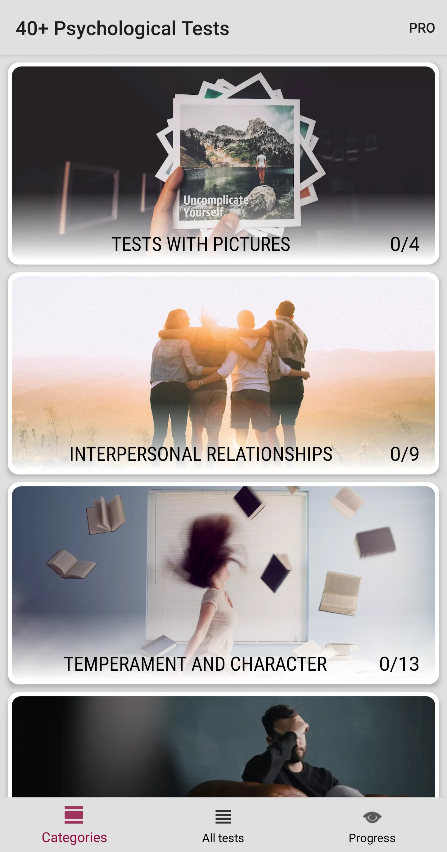 40+ Psychological Tests | Indus Appstore | Screenshot