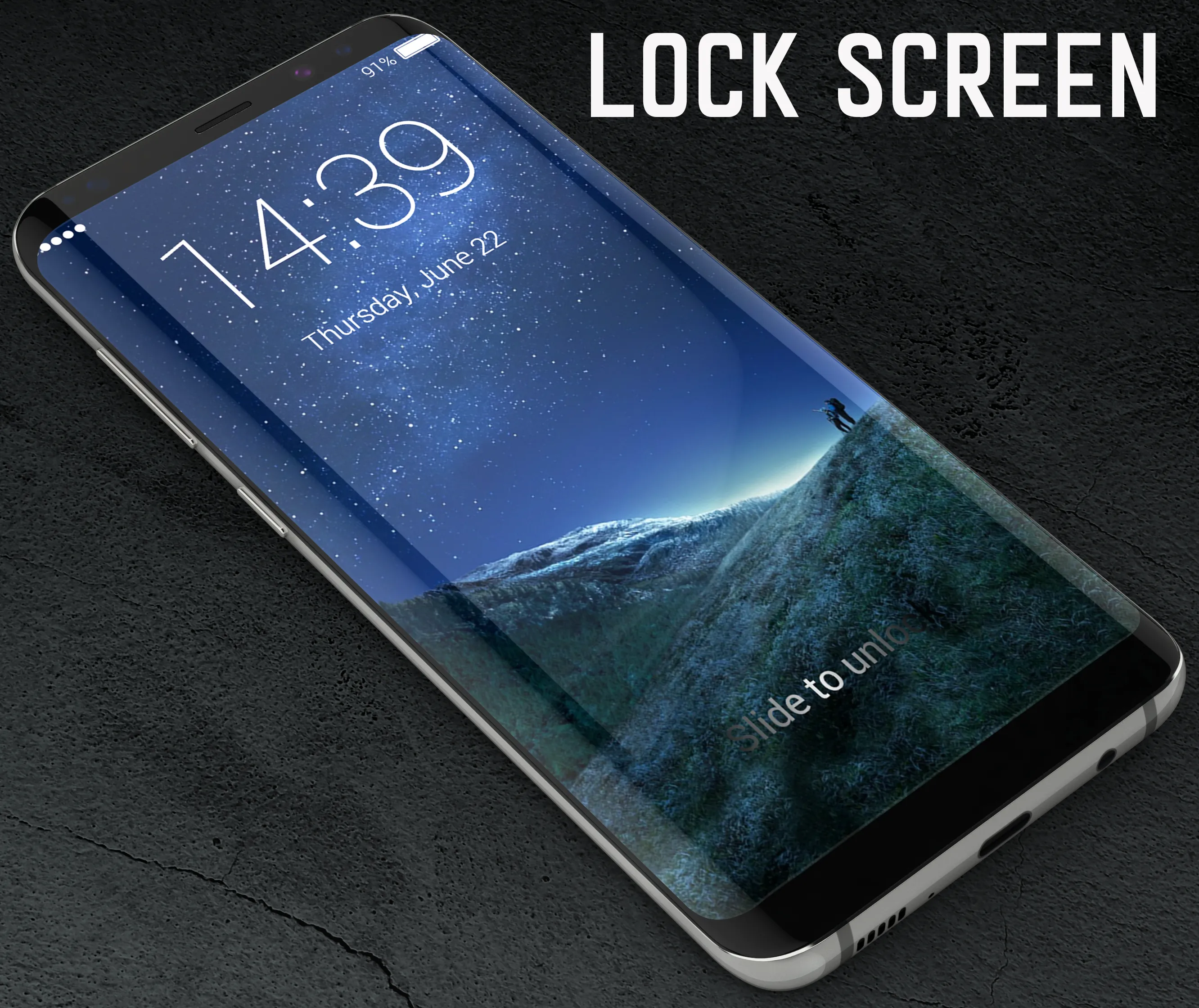 Lock Screen for Galaxy S8 | Indus Appstore | Screenshot