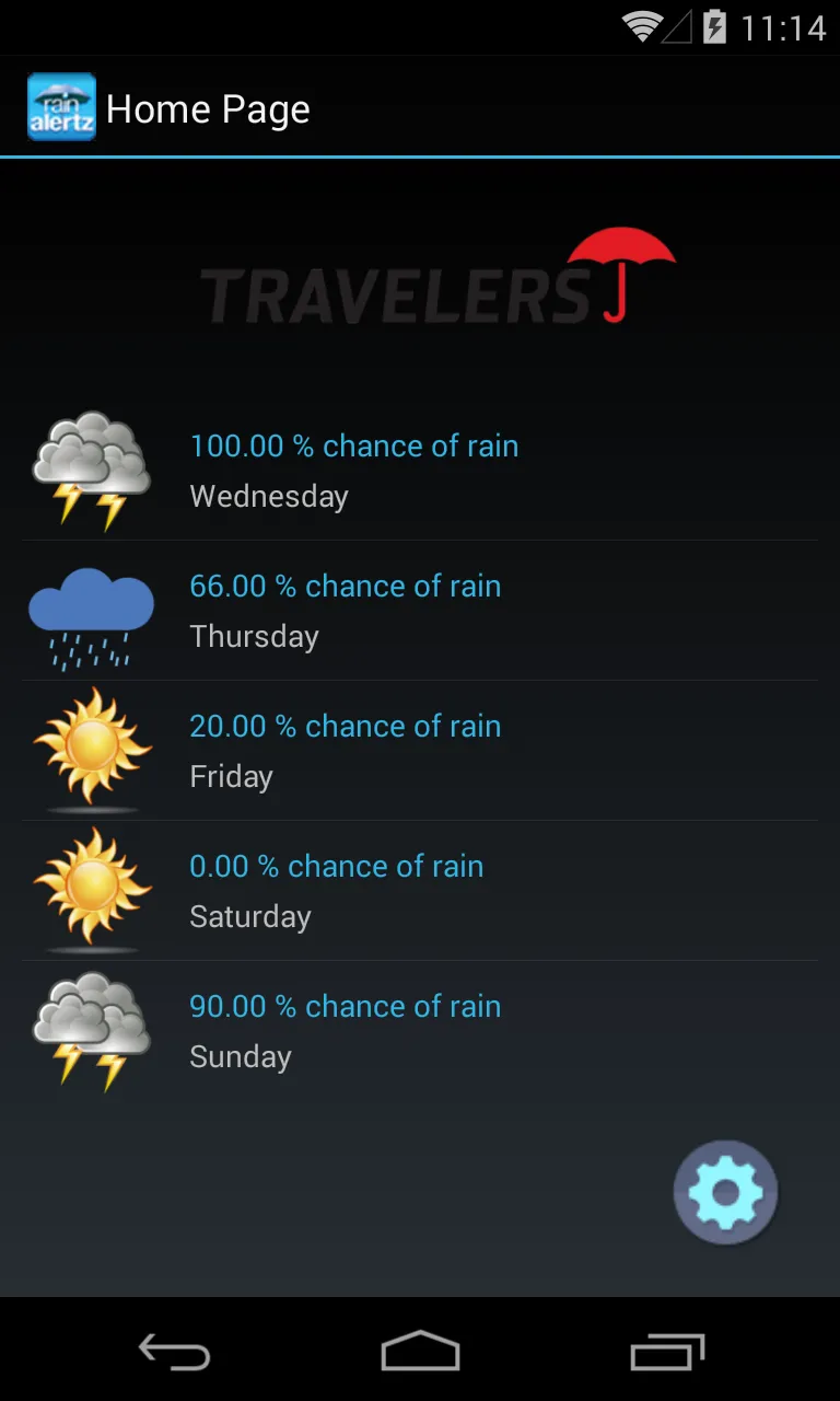 RainAlertz | Indus Appstore | Screenshot