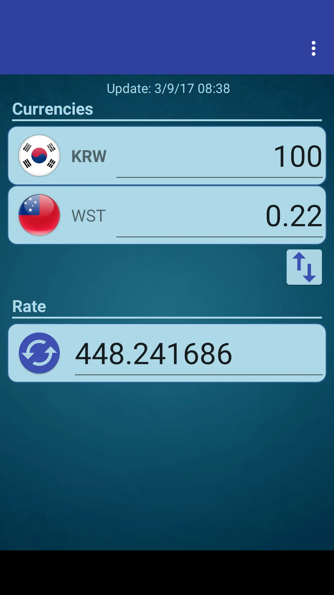 S Korea Won x Samoan Tala | Indus Appstore | Screenshot