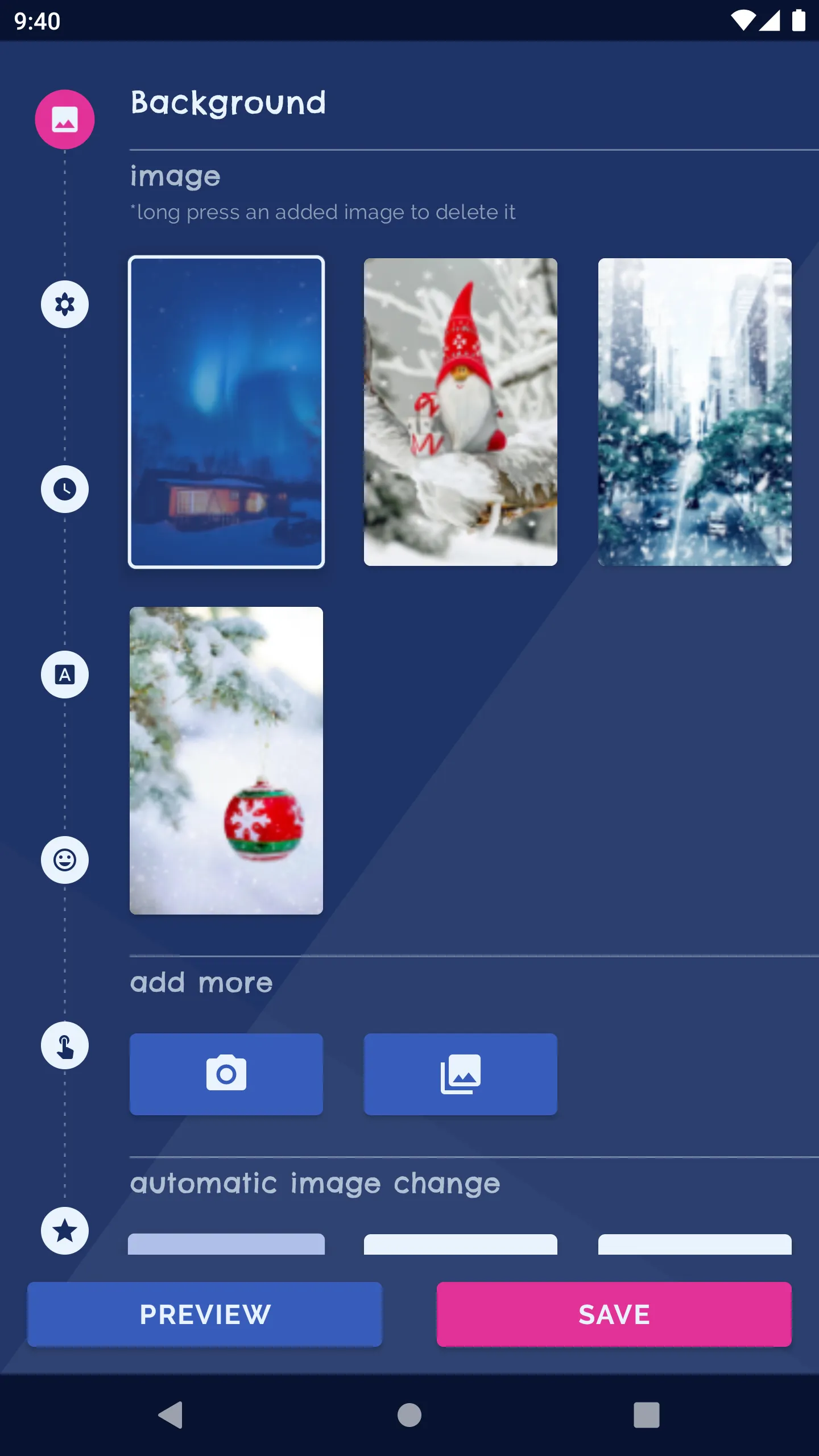 Snowy Winter Live Wallpaper | Indus Appstore | Screenshot