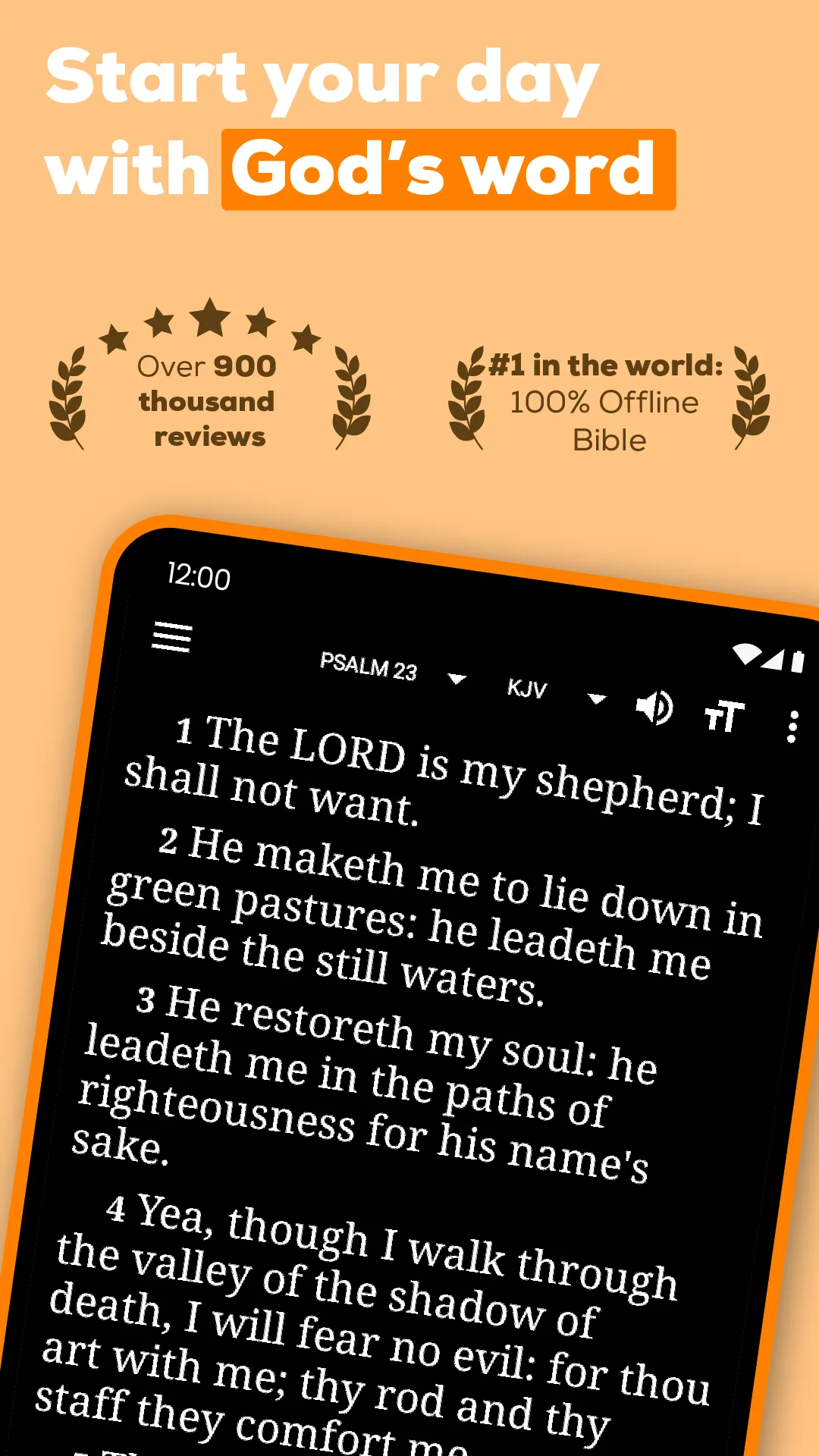 Bible Offline KJV with Audio | Indus Appstore | Screenshot