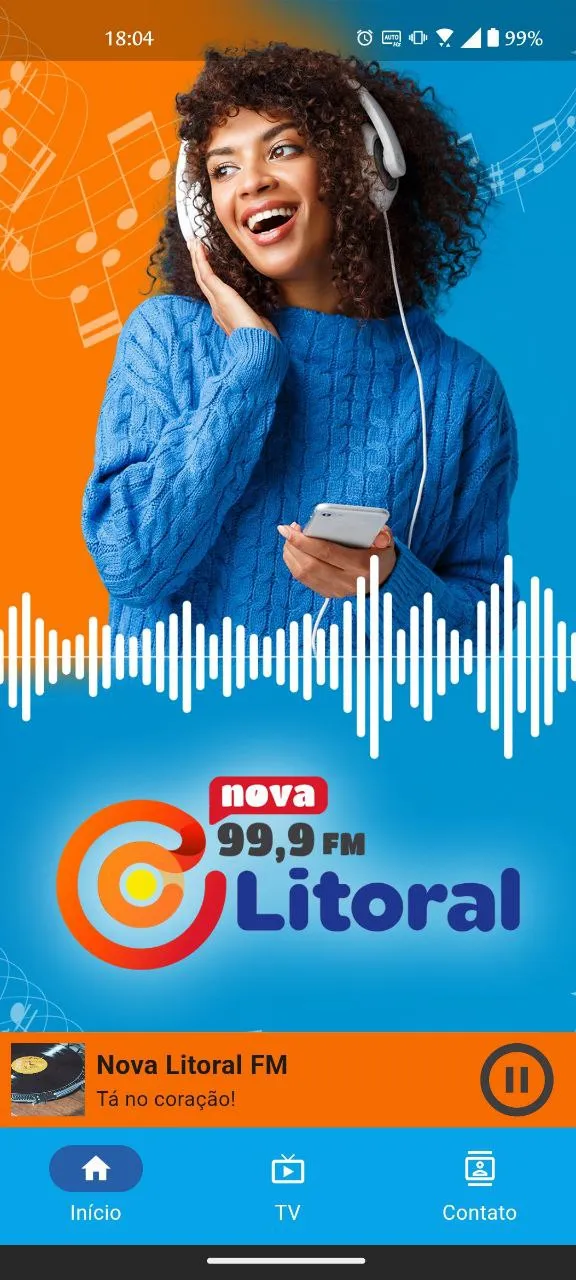 Nova Litoral 99,9 FM | Indus Appstore | Screenshot