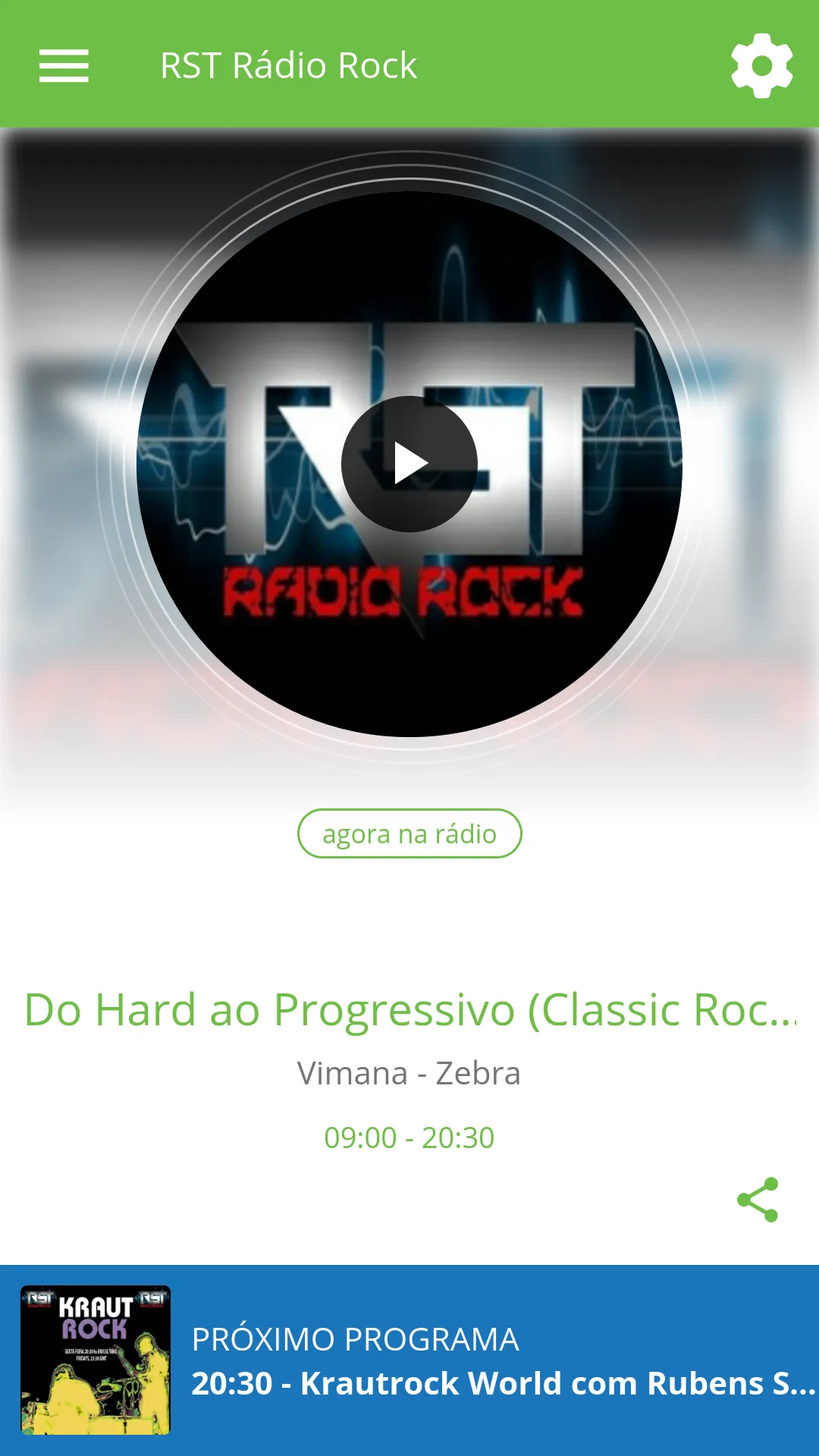 RST Rádio Rock | Indus Appstore | Screenshot