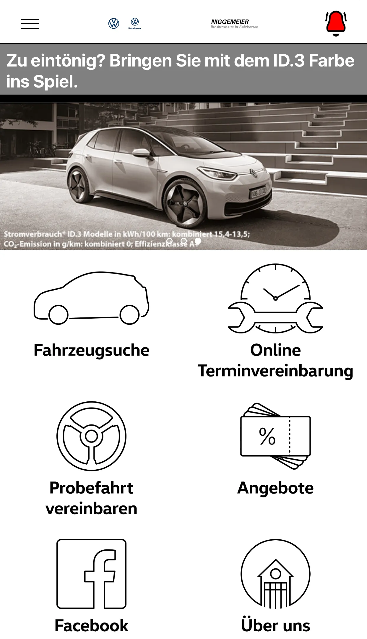 Autohaus Niggemeier | Indus Appstore | Screenshot
