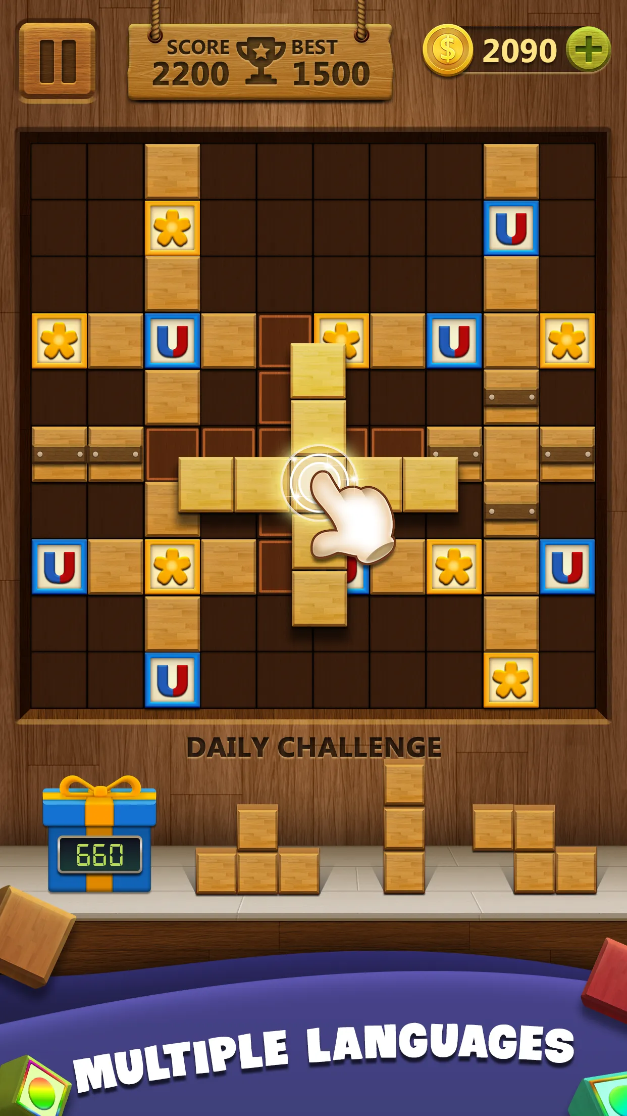 Wood Block Puzzle | Indus Appstore | Screenshot