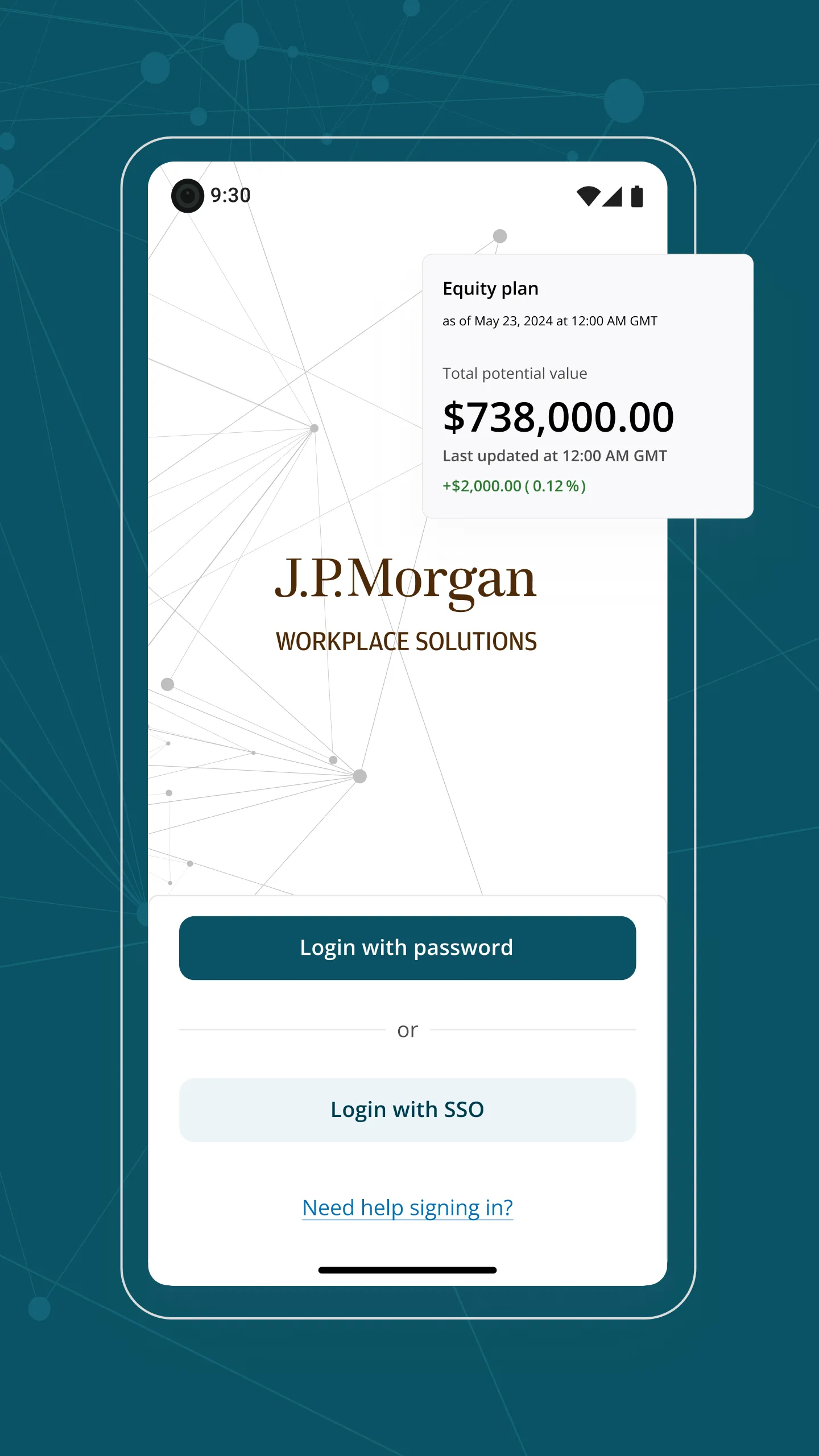 J.P.Morgan Workplace Solutions | Indus Appstore | Screenshot