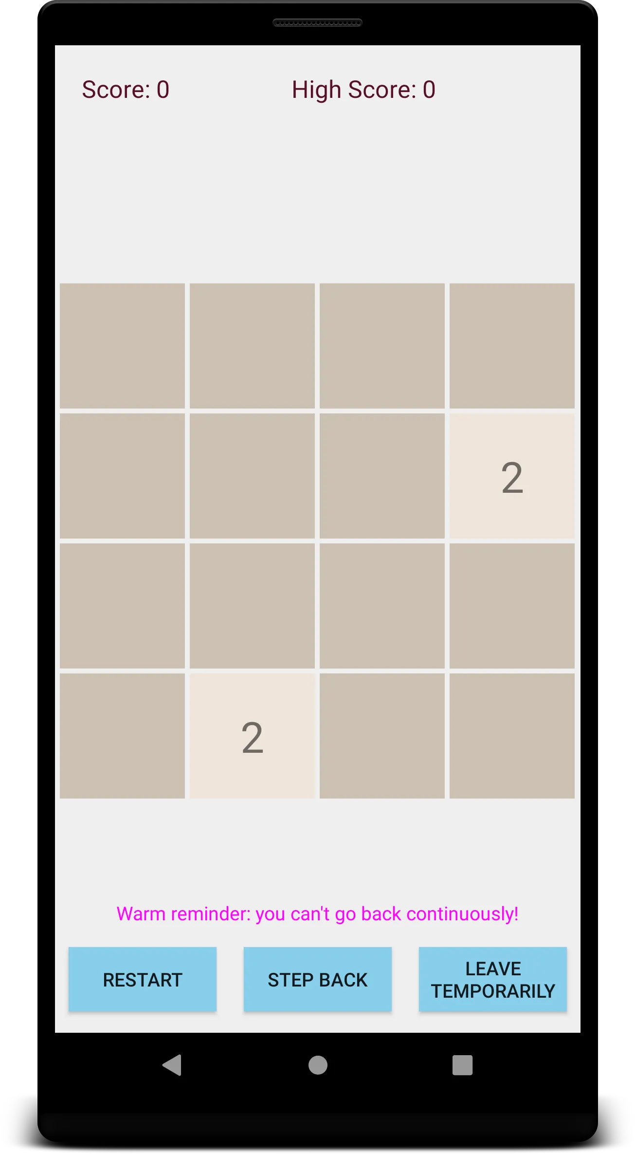 2048 Challenge | Indus Appstore | Screenshot