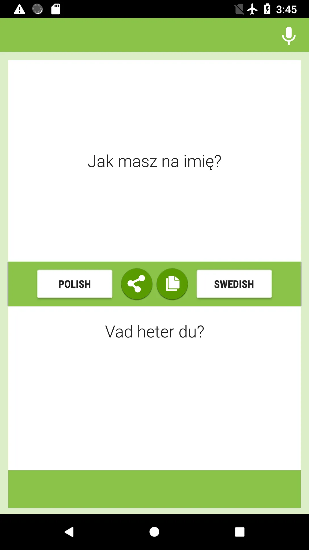 Polish-Swedish Translator | Indus Appstore | Screenshot