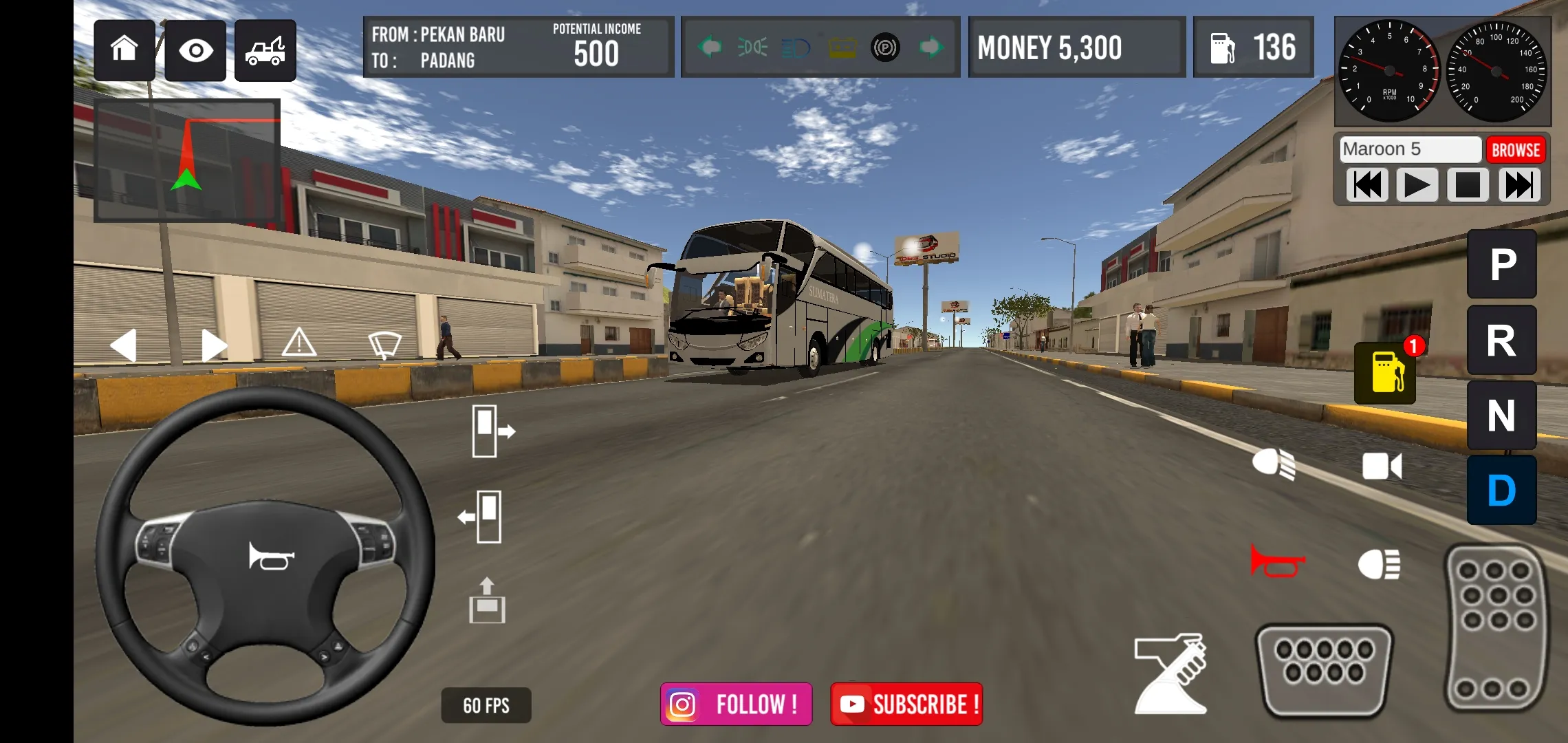 IDBS Simulator Bus Sumatera | Indus Appstore | Screenshot