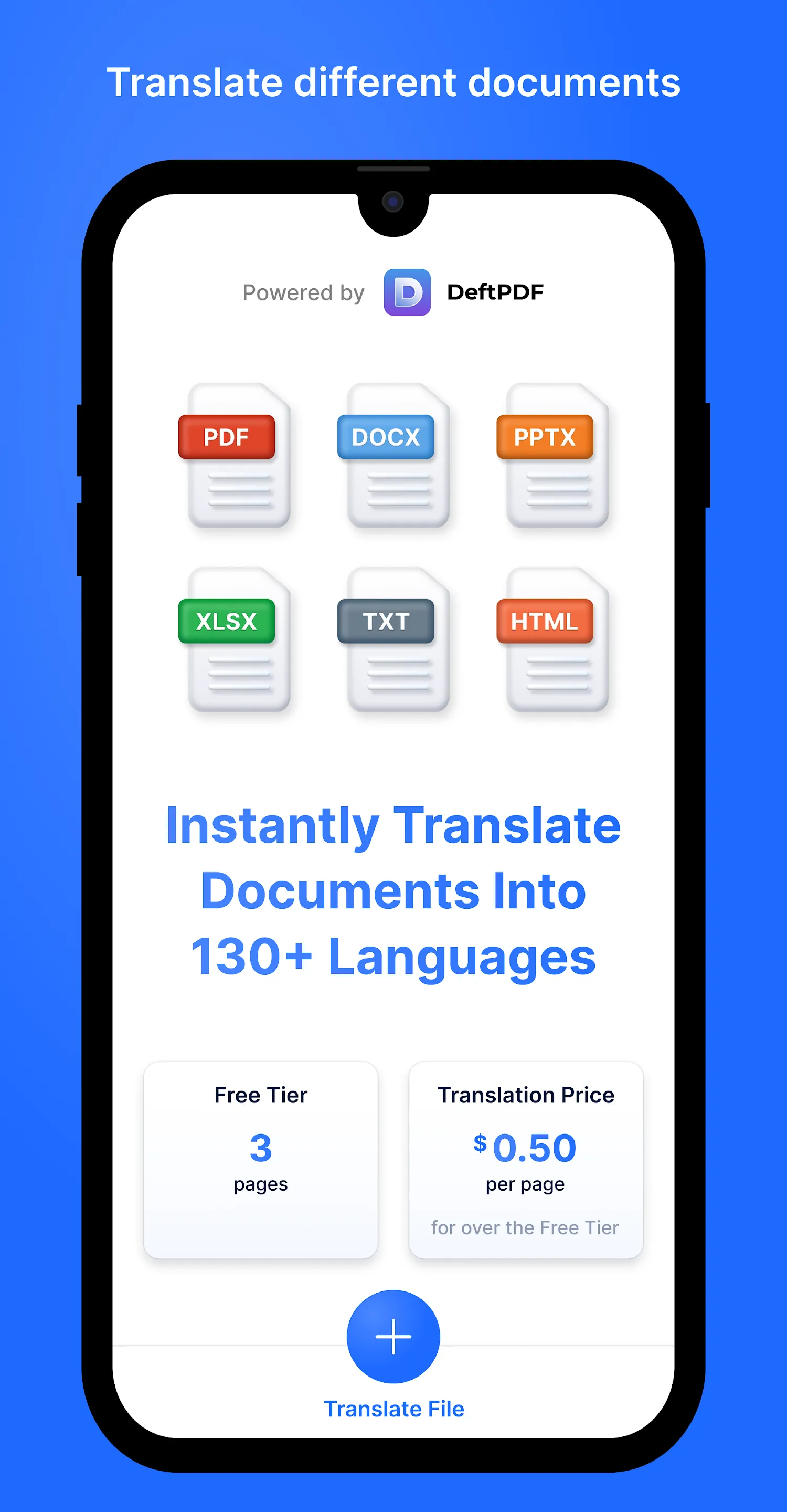 DeftPDF Document Translator | Indus Appstore | Screenshot