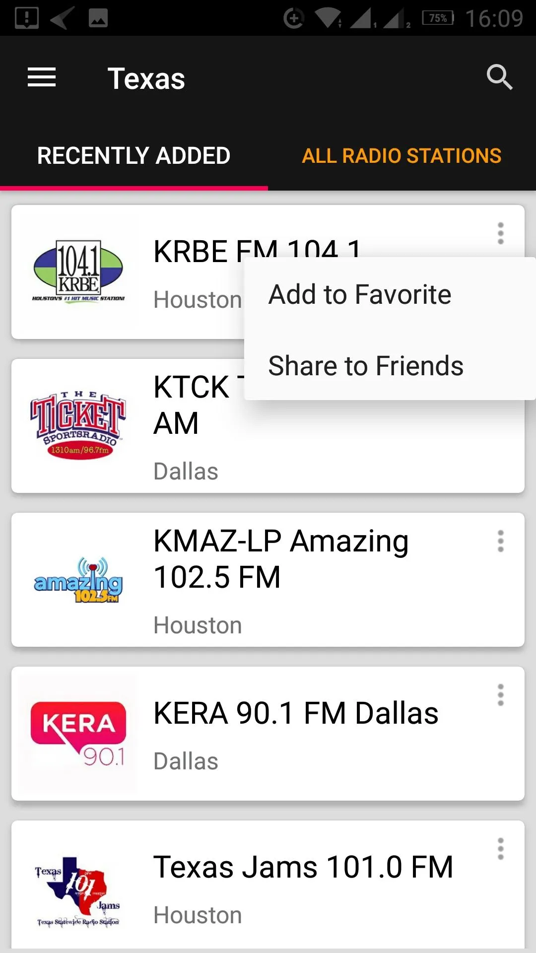 Texas Radio Stations - USA | Indus Appstore | Screenshot