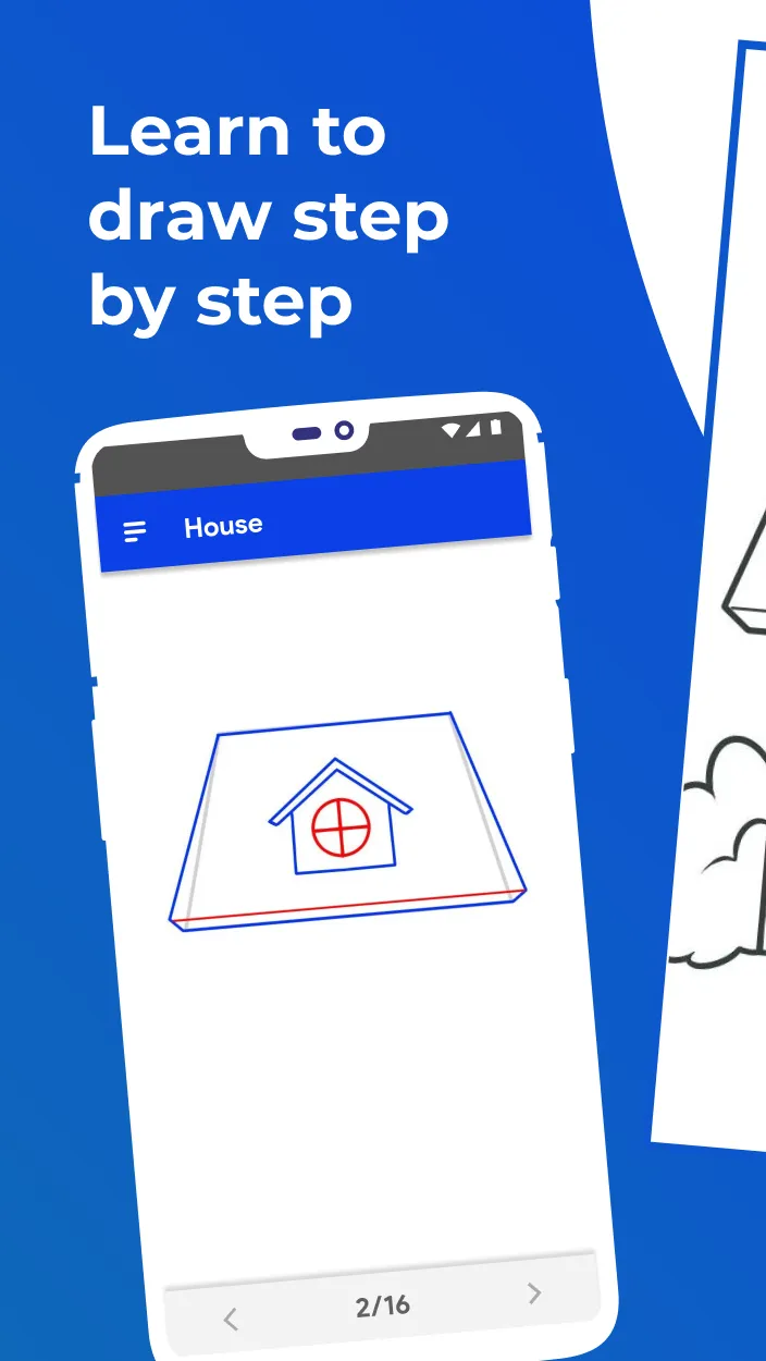 How To Draw Beautiful House | Indus Appstore | Screenshot