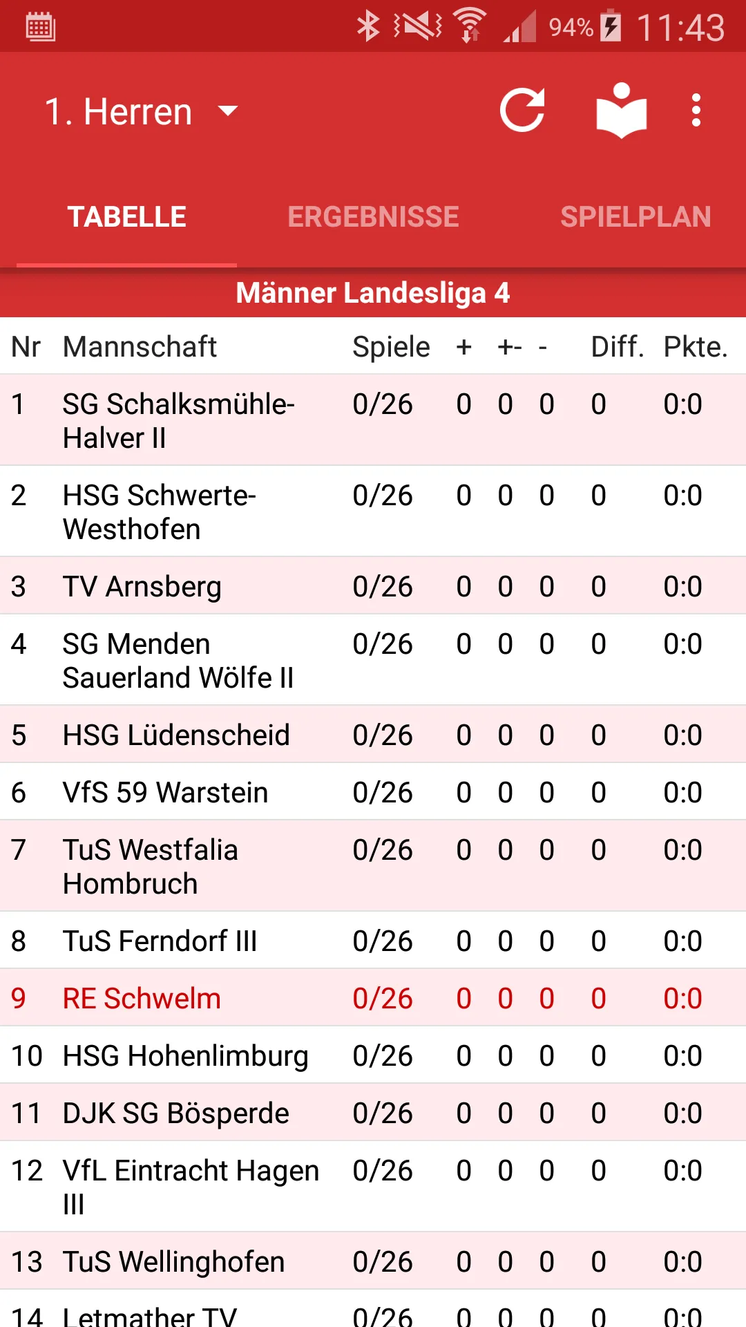 Rote Erde Schwelm Handball | Indus Appstore | Screenshot