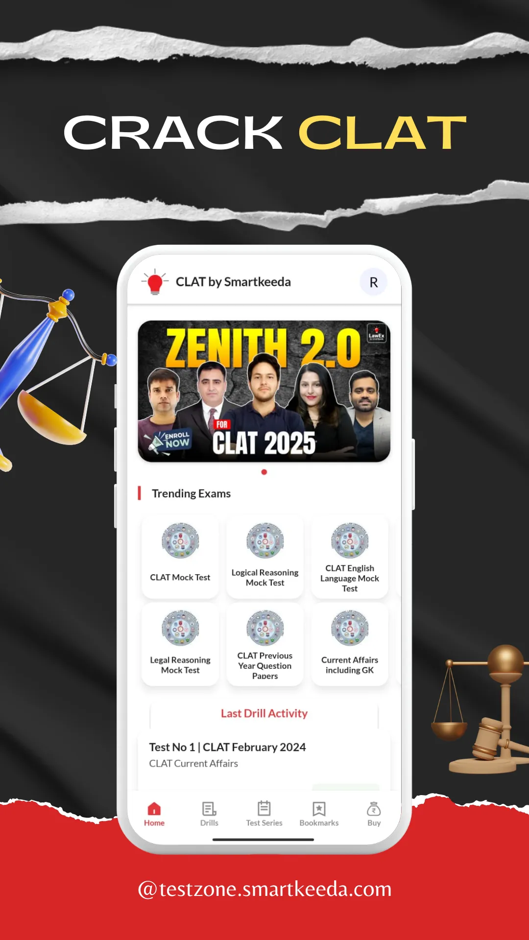 CLAT 2025: LAW Exams Prep App | Indus Appstore | Screenshot