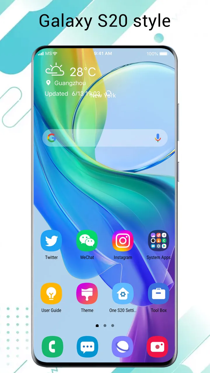 One S20 Launcher - S20 One Ui | Indus Appstore | Screenshot