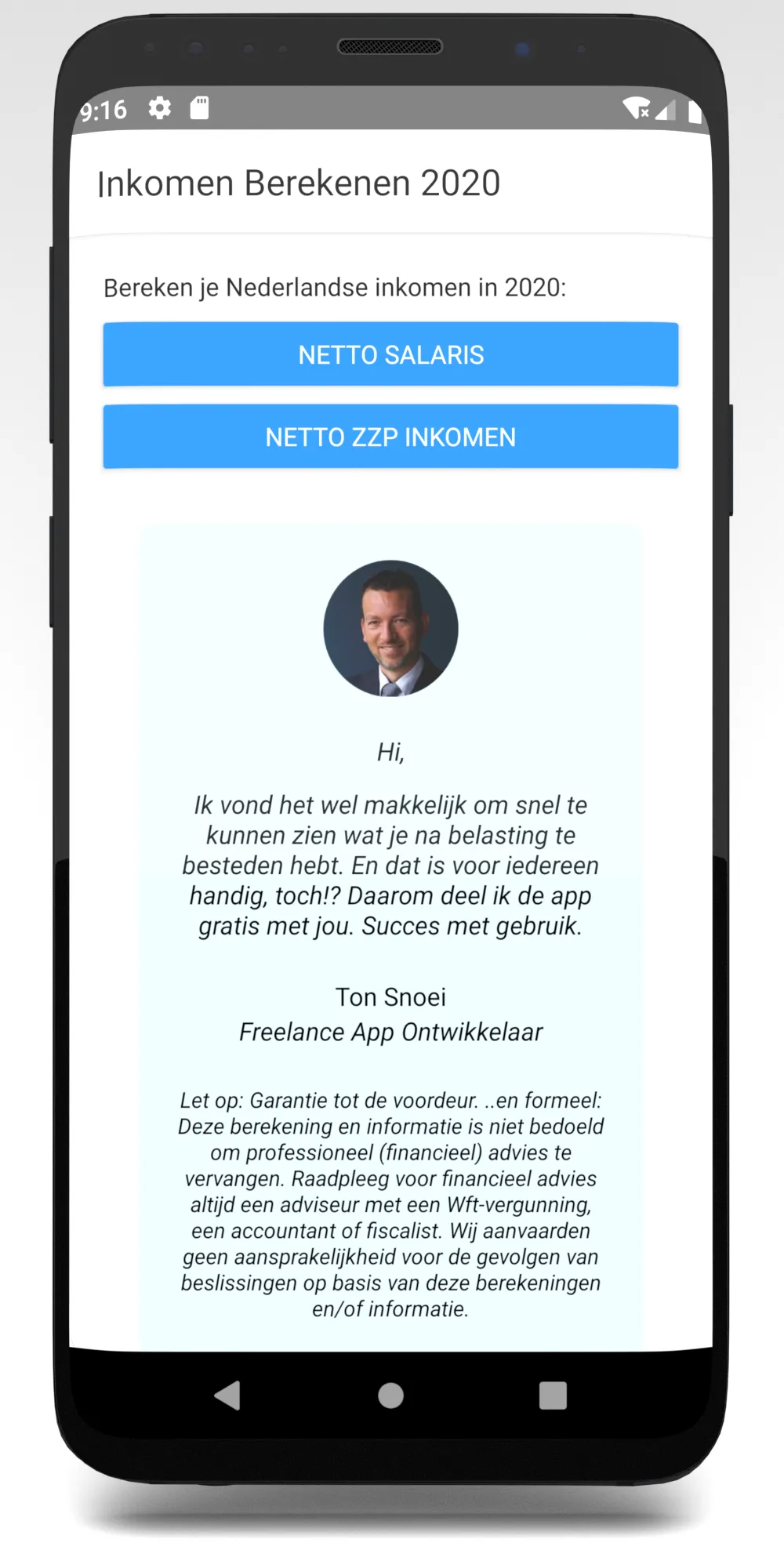 Netto Salaris 2025 NL | Indus Appstore | Screenshot