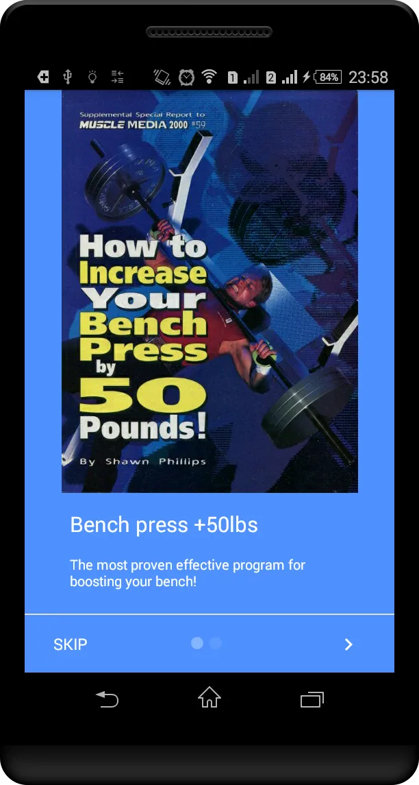 Bench press +50lbs | Indus Appstore | Screenshot