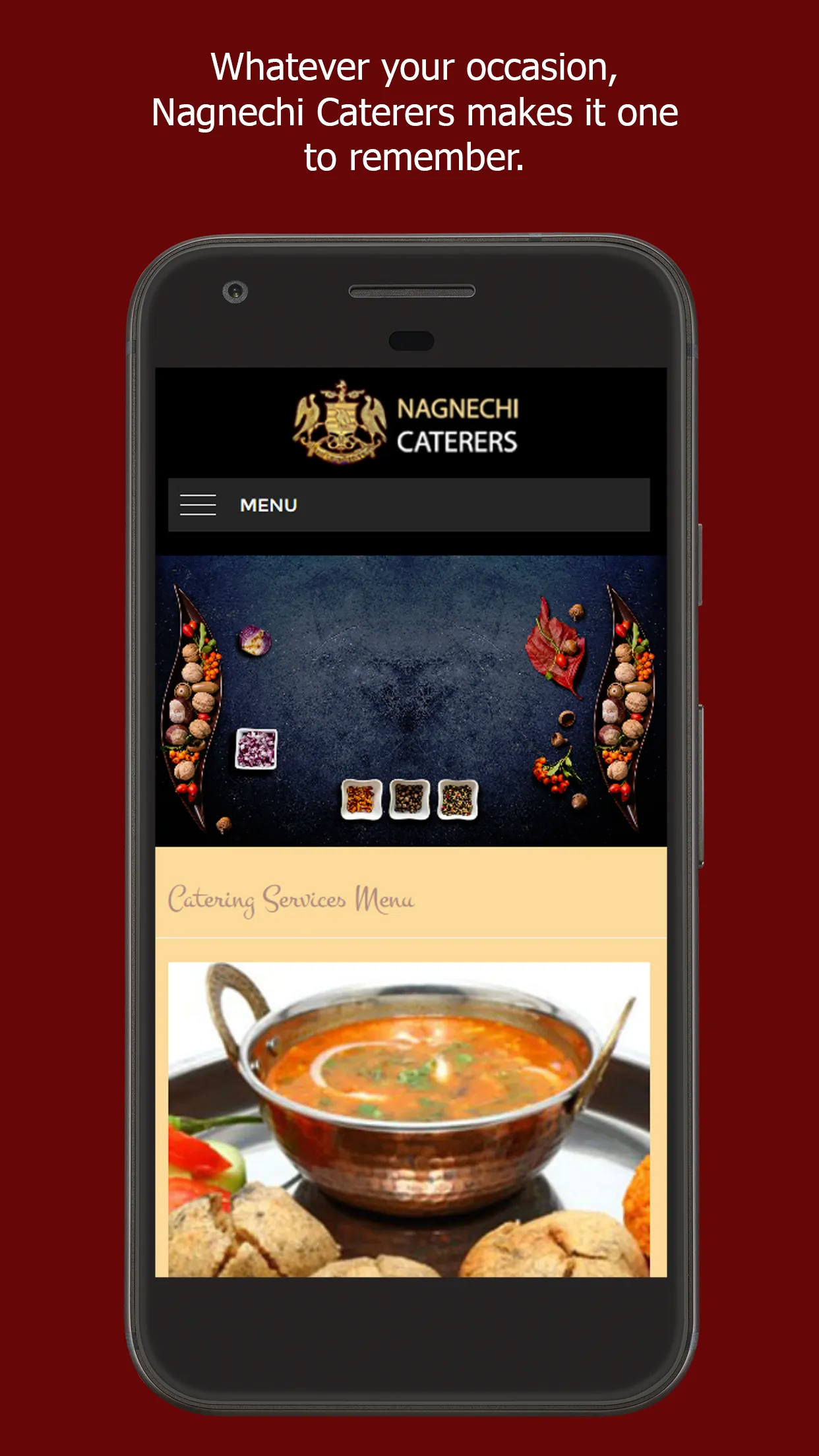 Nagnechi Caterers | Indus Appstore | Screenshot