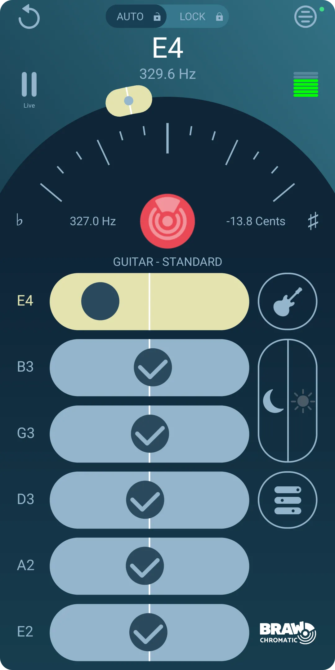 Braw Chromatic Tuner | Indus Appstore | Screenshot