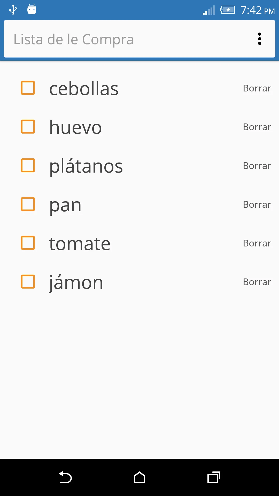 Lista de la Compra | Indus Appstore | Screenshot