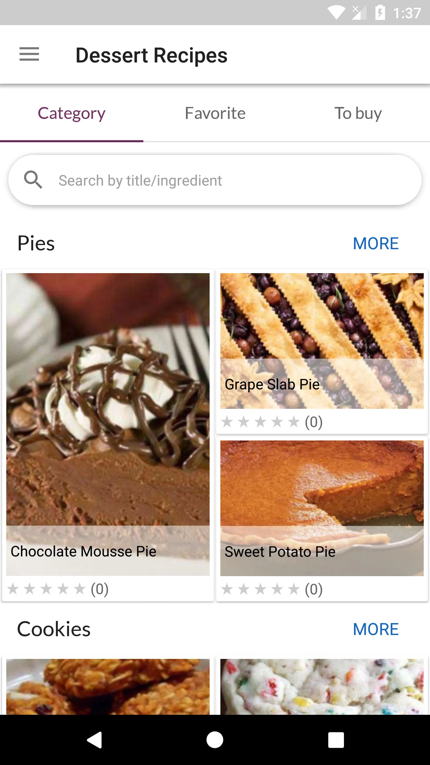 Dessert Recipes | Indus Appstore | Screenshot