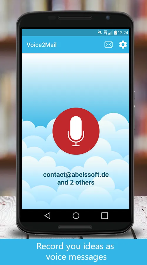 Voice2Mail – Voice Recorder | Indus Appstore | Screenshot