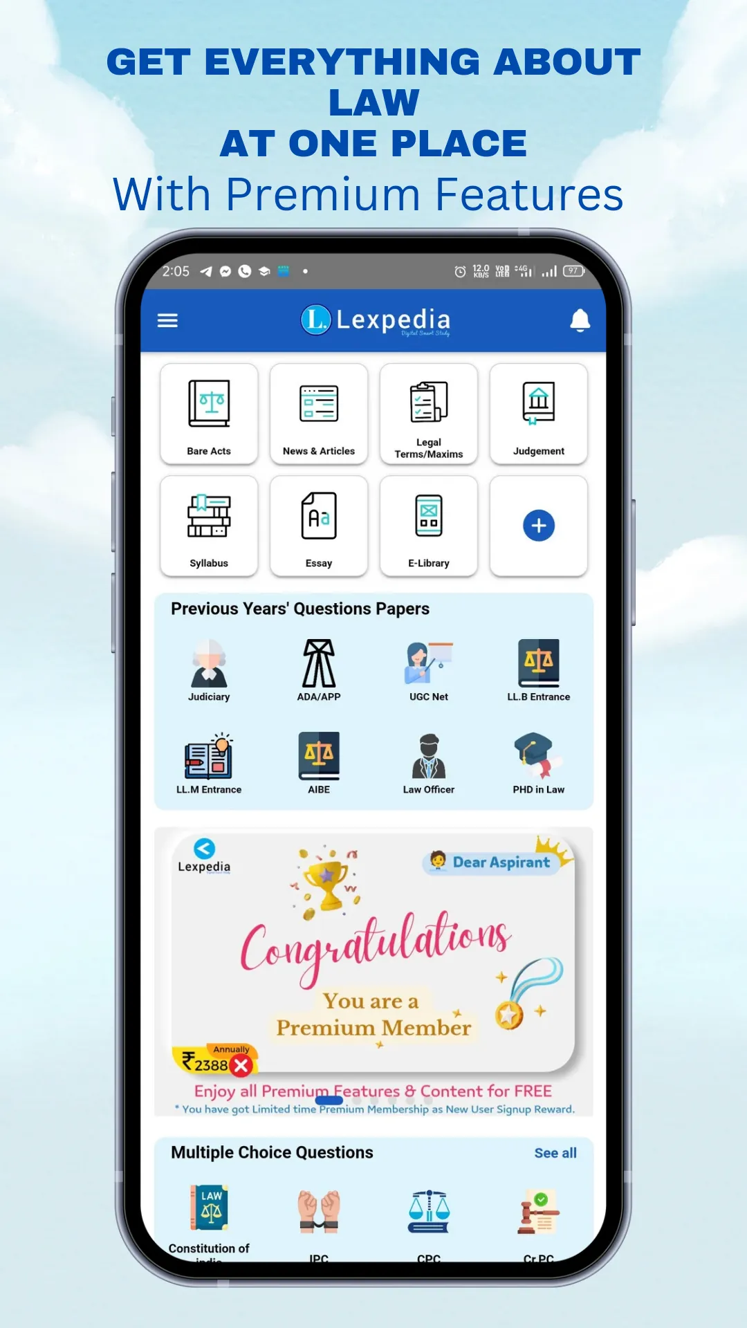 Lexpedia - Judiciary, ADA/APP | Indus Appstore | Screenshot