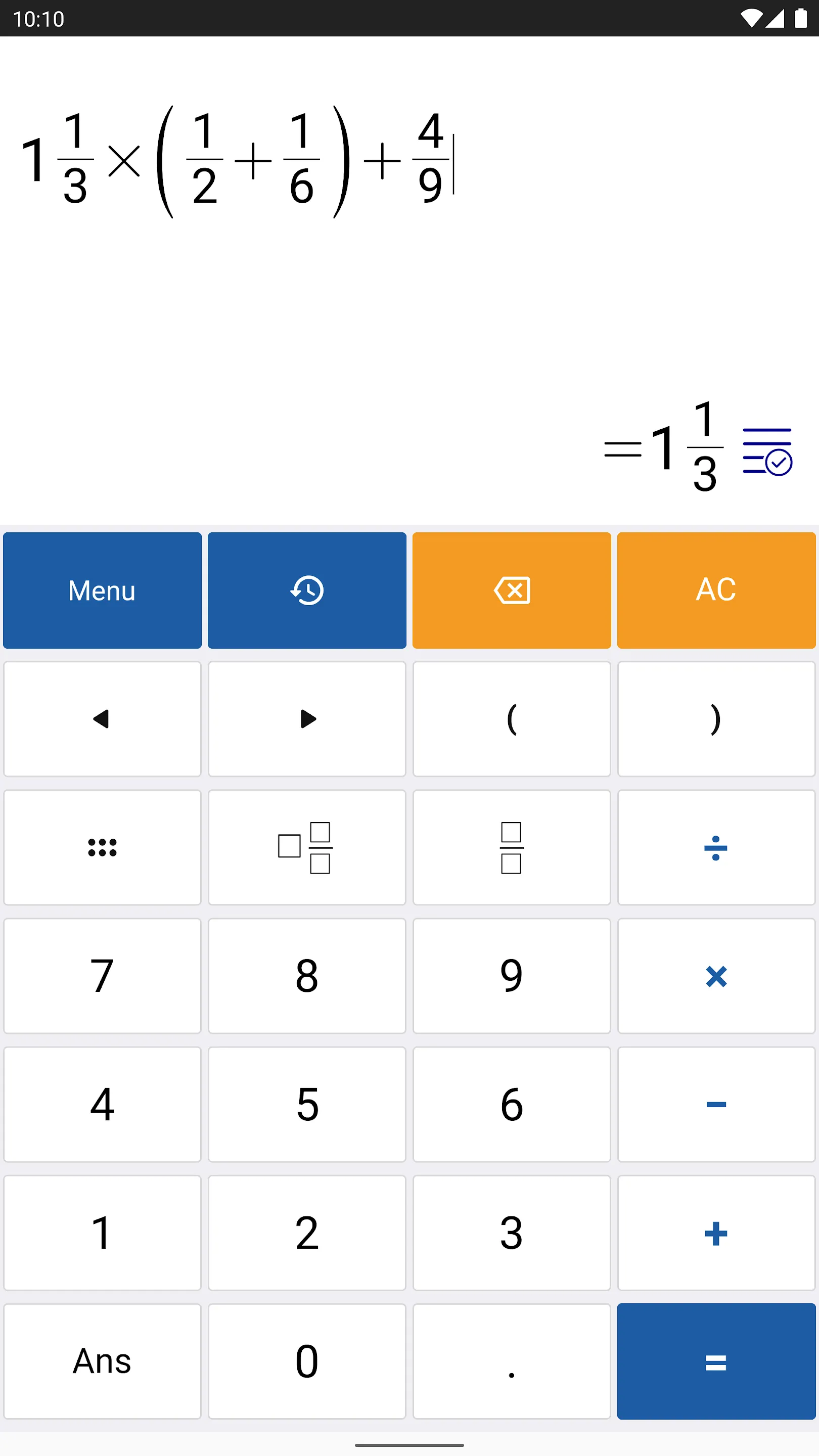 Fraction Calculator: Math Calc | Indus Appstore | Screenshot