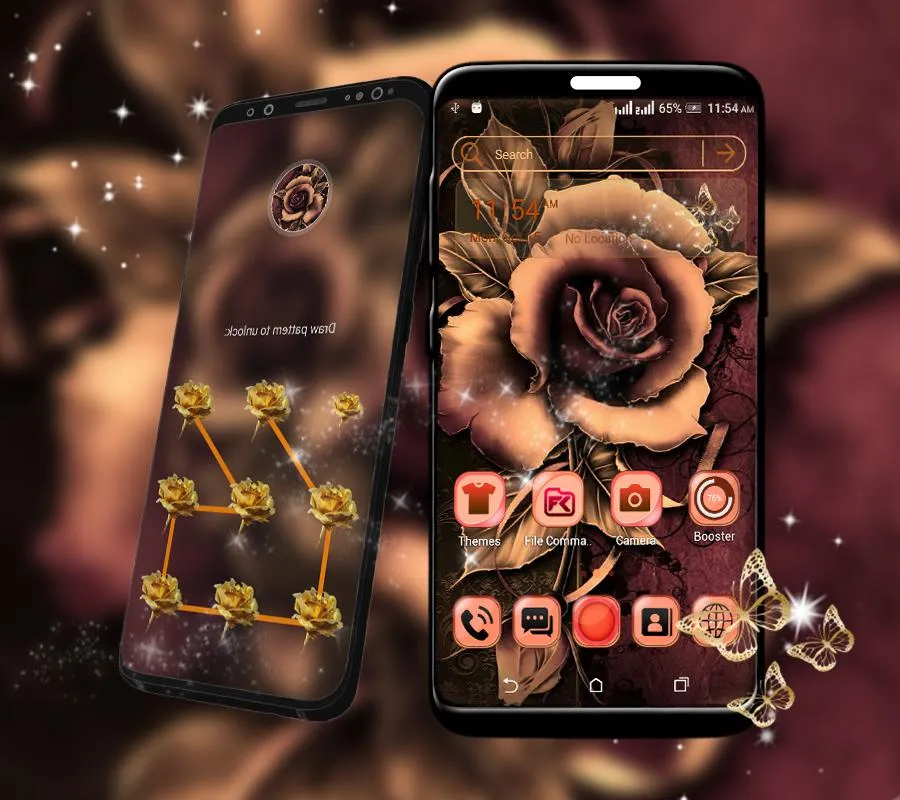 Artistic Rose Launcher Theme | Indus Appstore | Screenshot