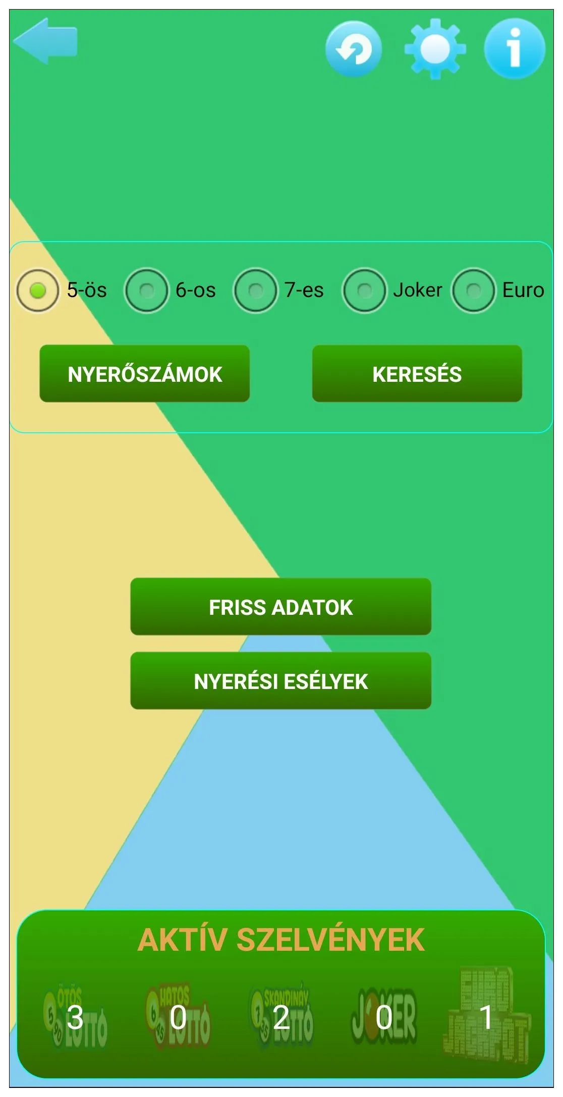 Magyar Lottó Monitor Extra | Indus Appstore | Screenshot