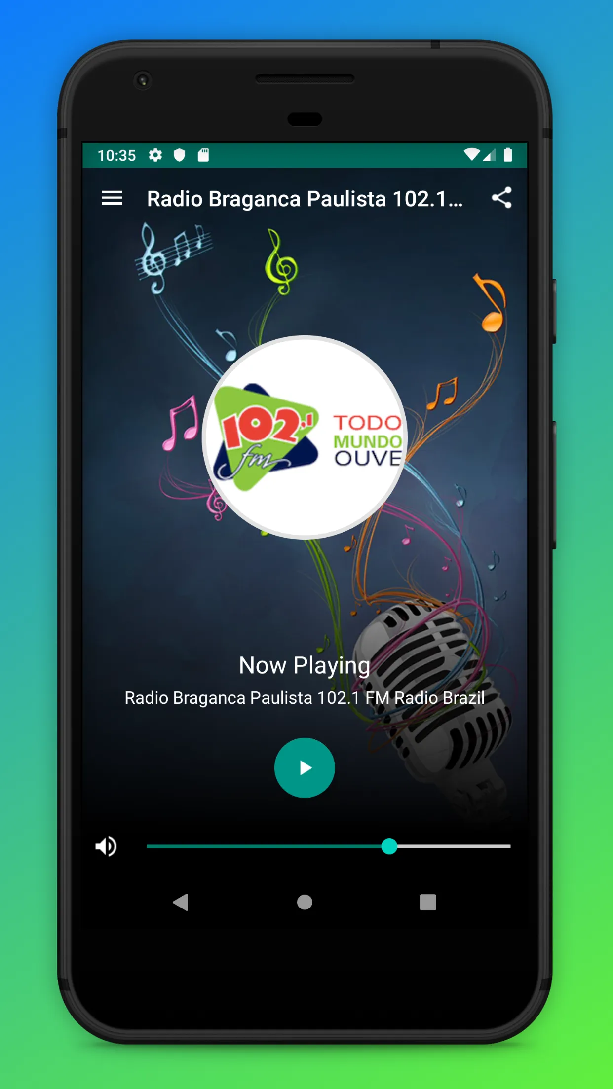 102 FM Bragança Paulista Radio | Indus Appstore | Screenshot