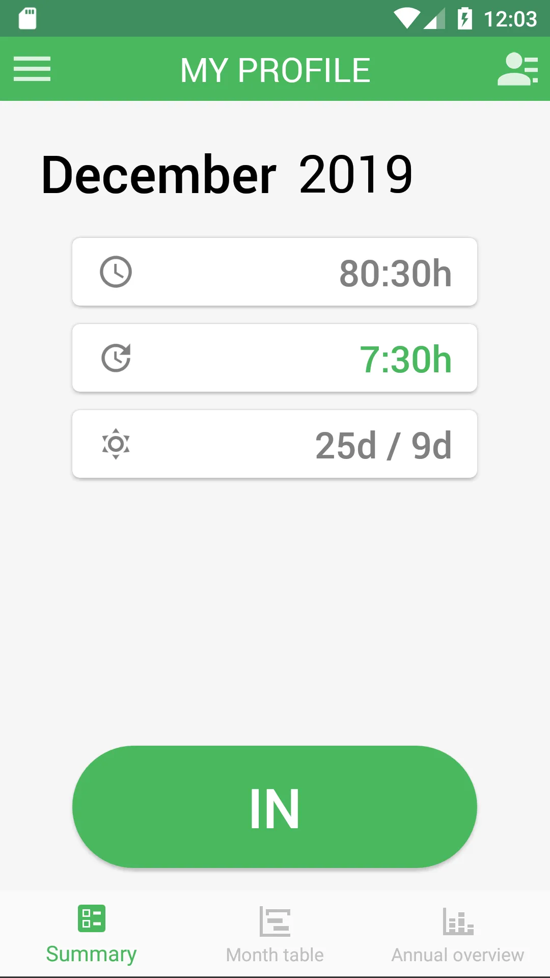 Working Timer - Timesheet | Indus Appstore | Screenshot