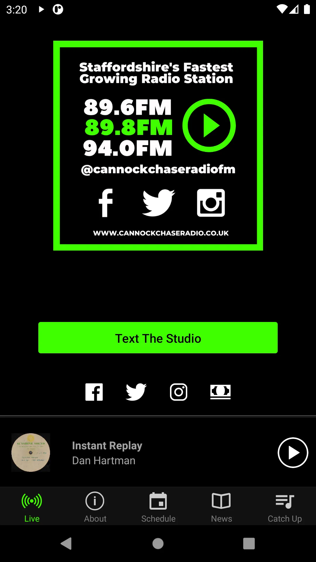 Cannock Chase Radio | Indus Appstore | Screenshot