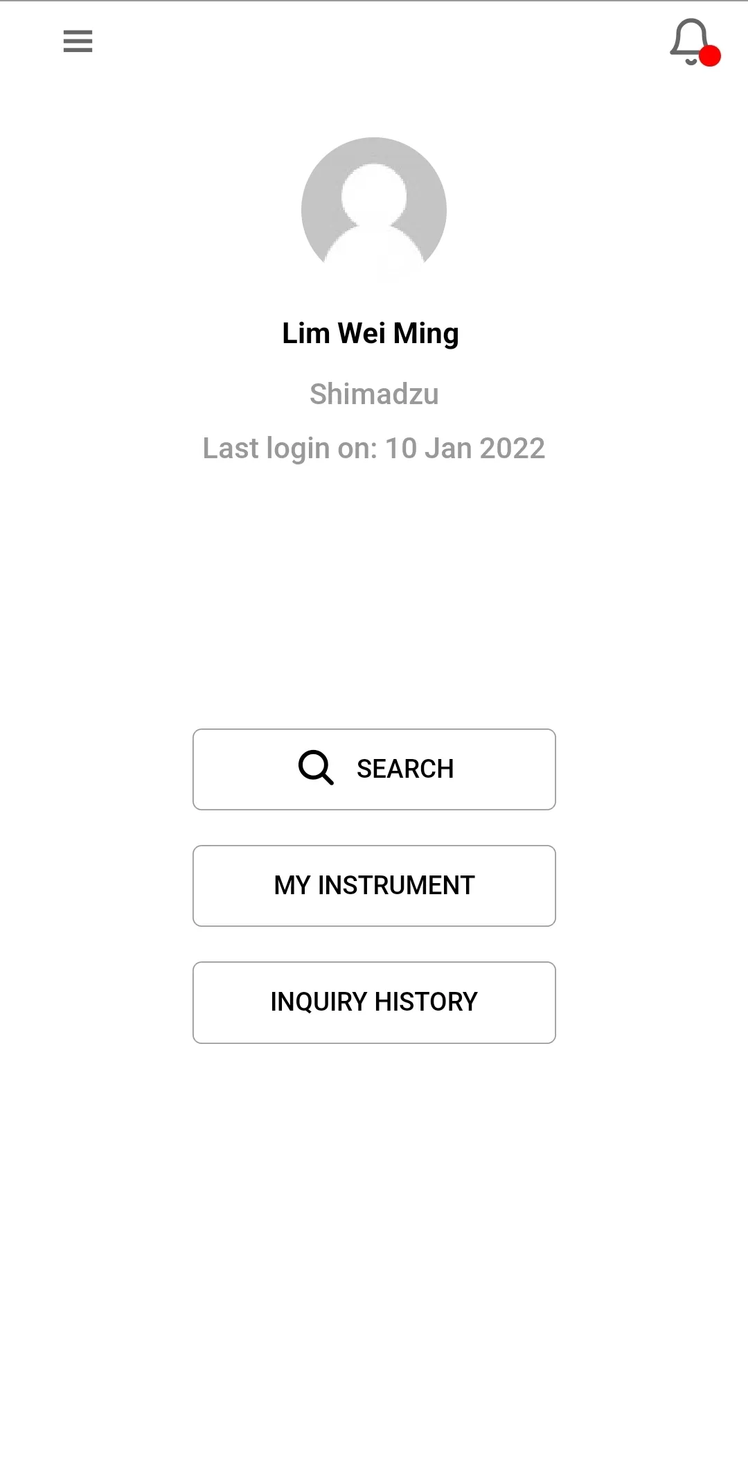 Shimadzu SMART | Indus Appstore | Screenshot