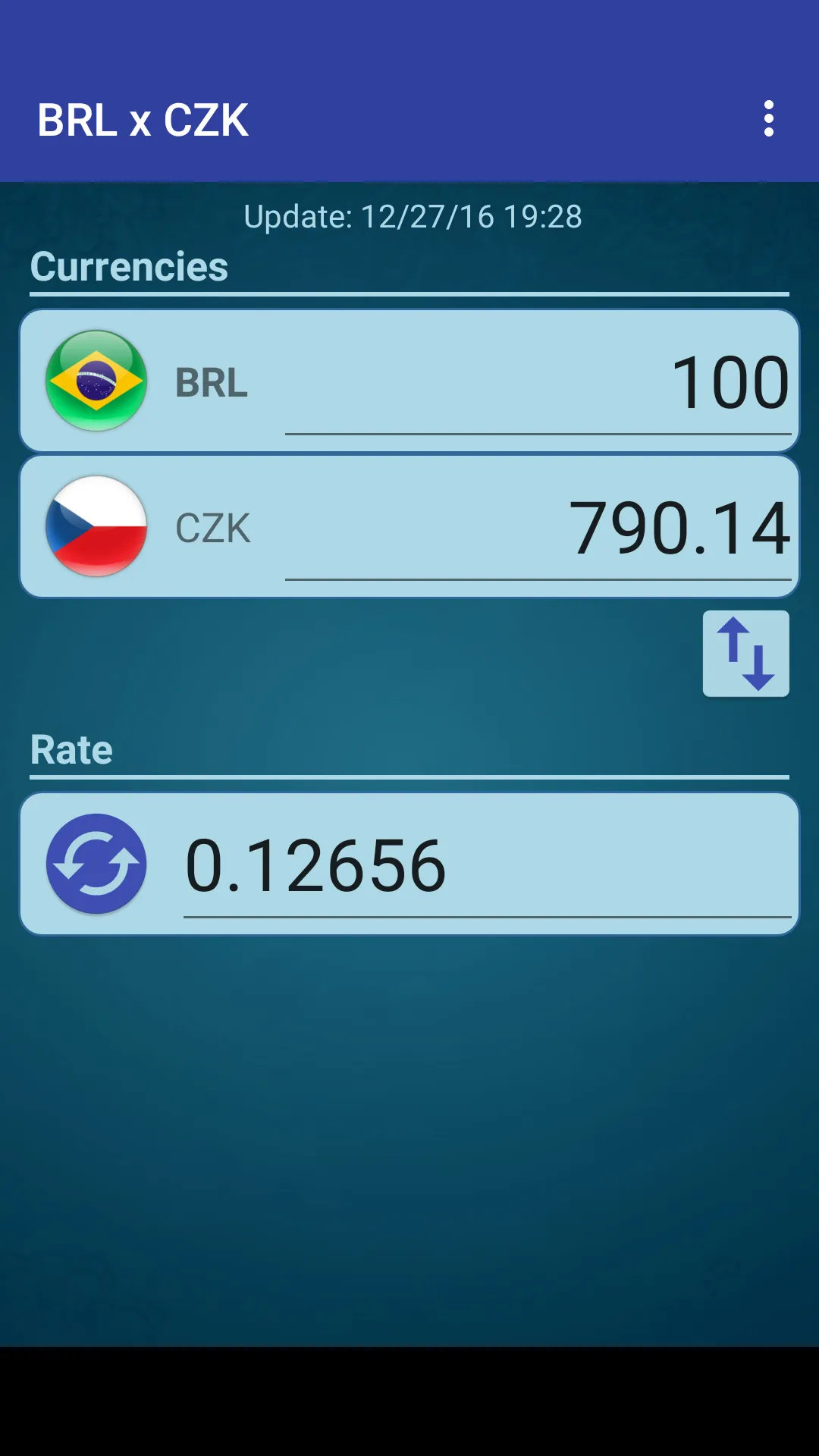 Brazil Real x Czech Koruna | Indus Appstore | Screenshot