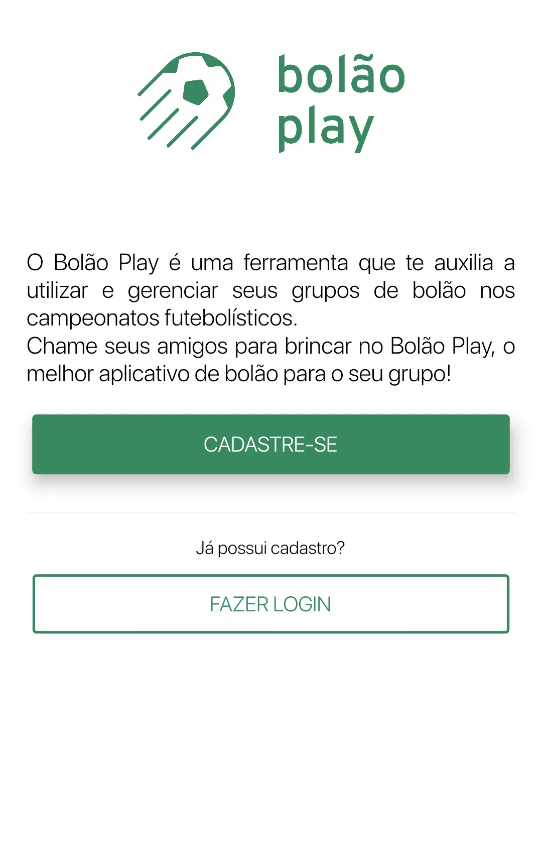 Bolão Play | Indus Appstore | Screenshot