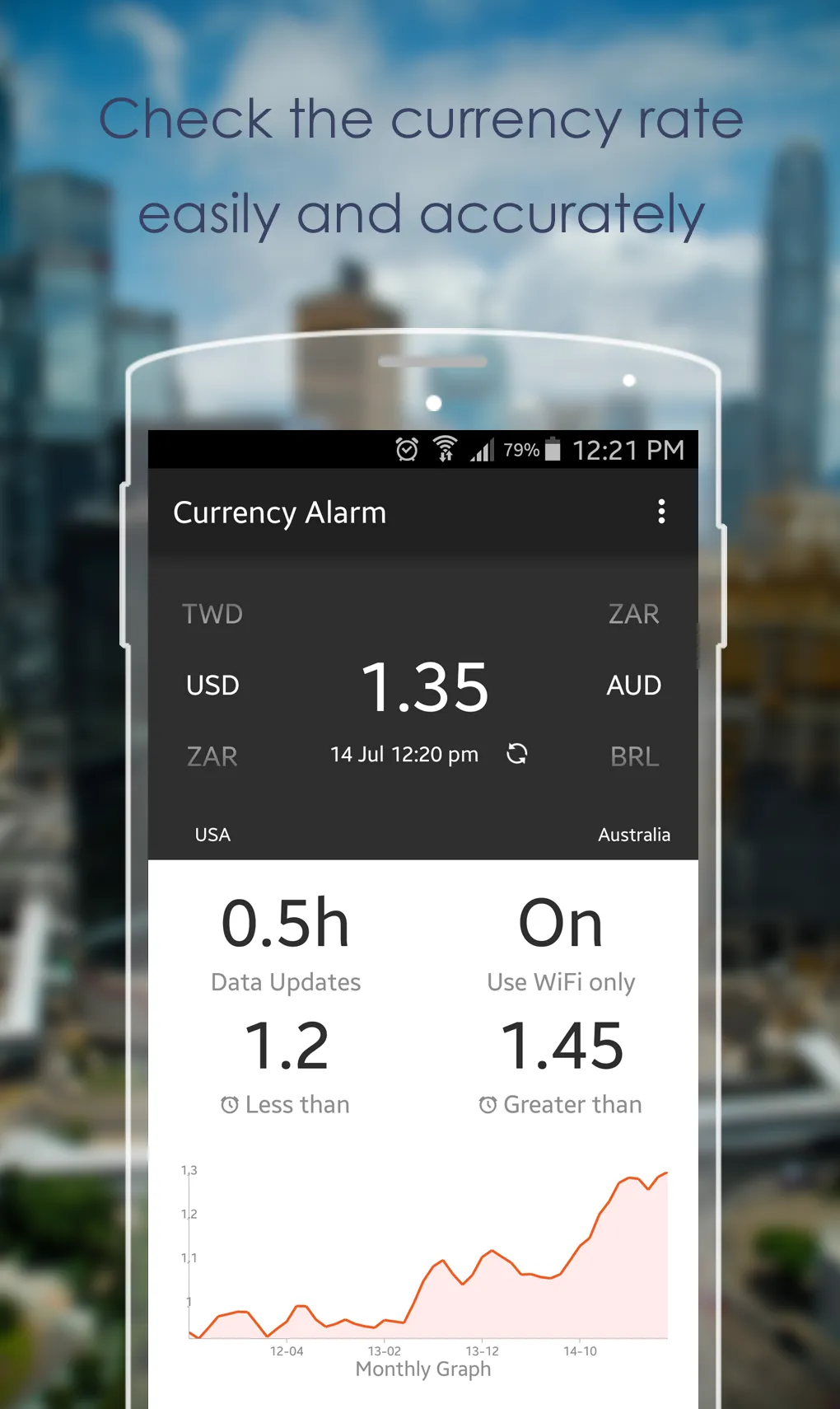 Currency Alarm | Indus Appstore | Screenshot