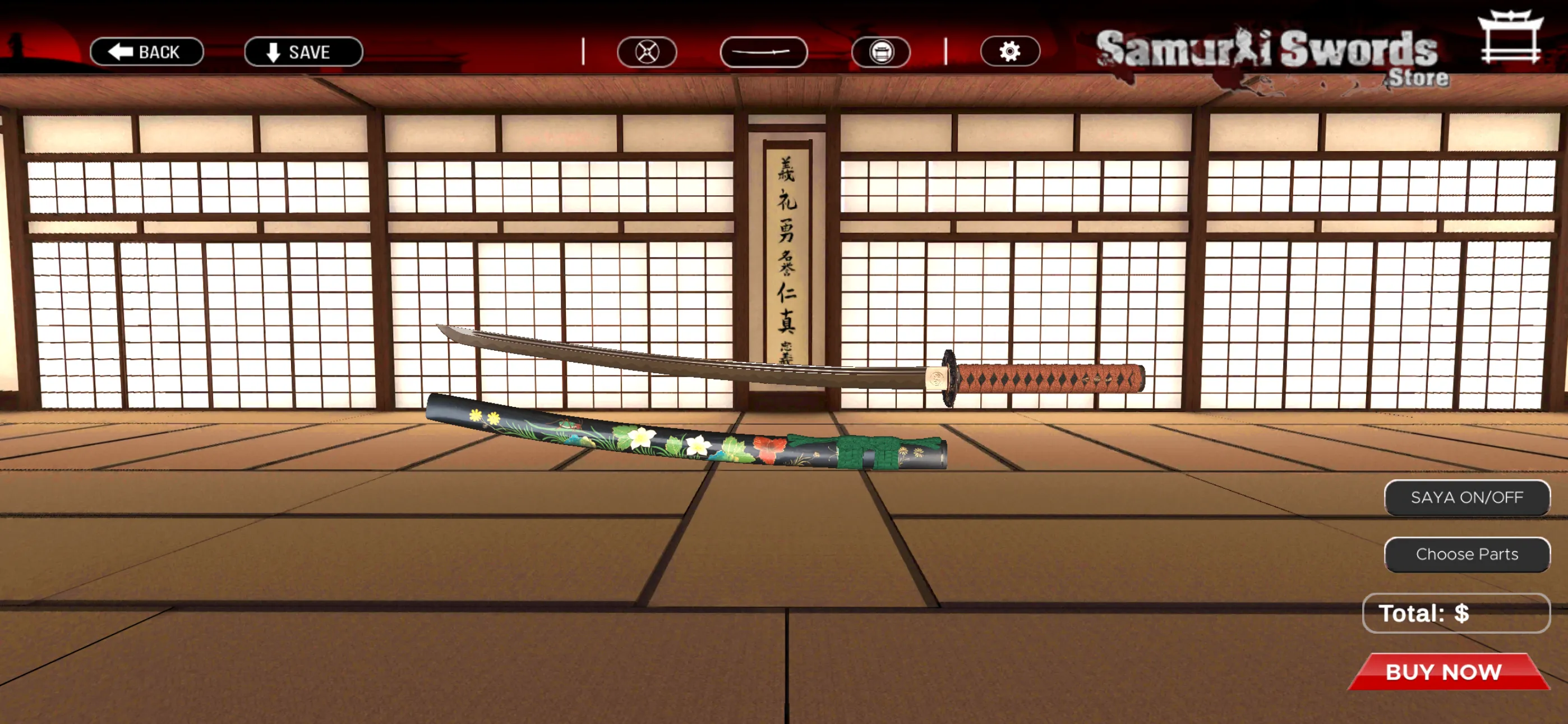 Samurai Swords Store | Indus Appstore | Screenshot