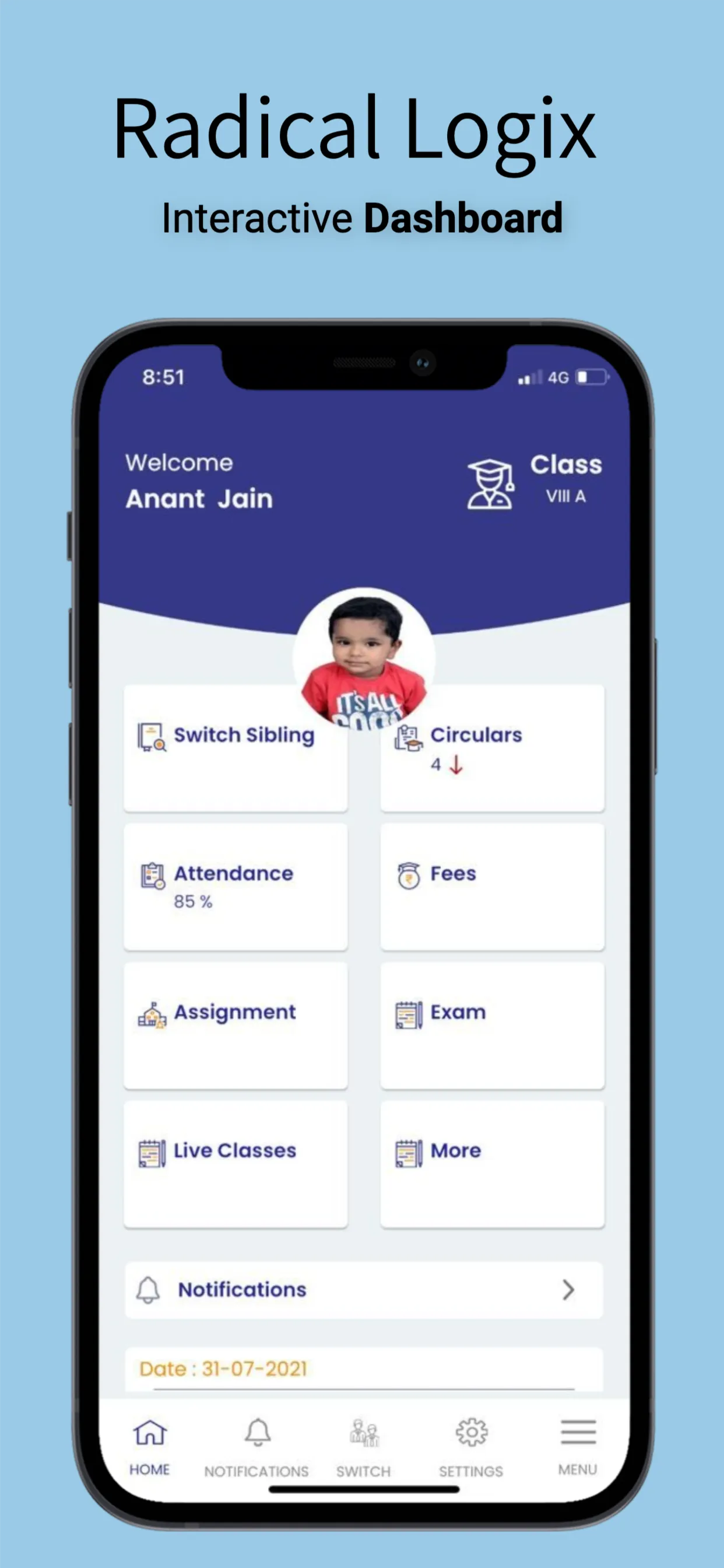 St. Xavier's Bharni Parents | Indus Appstore | Screenshot