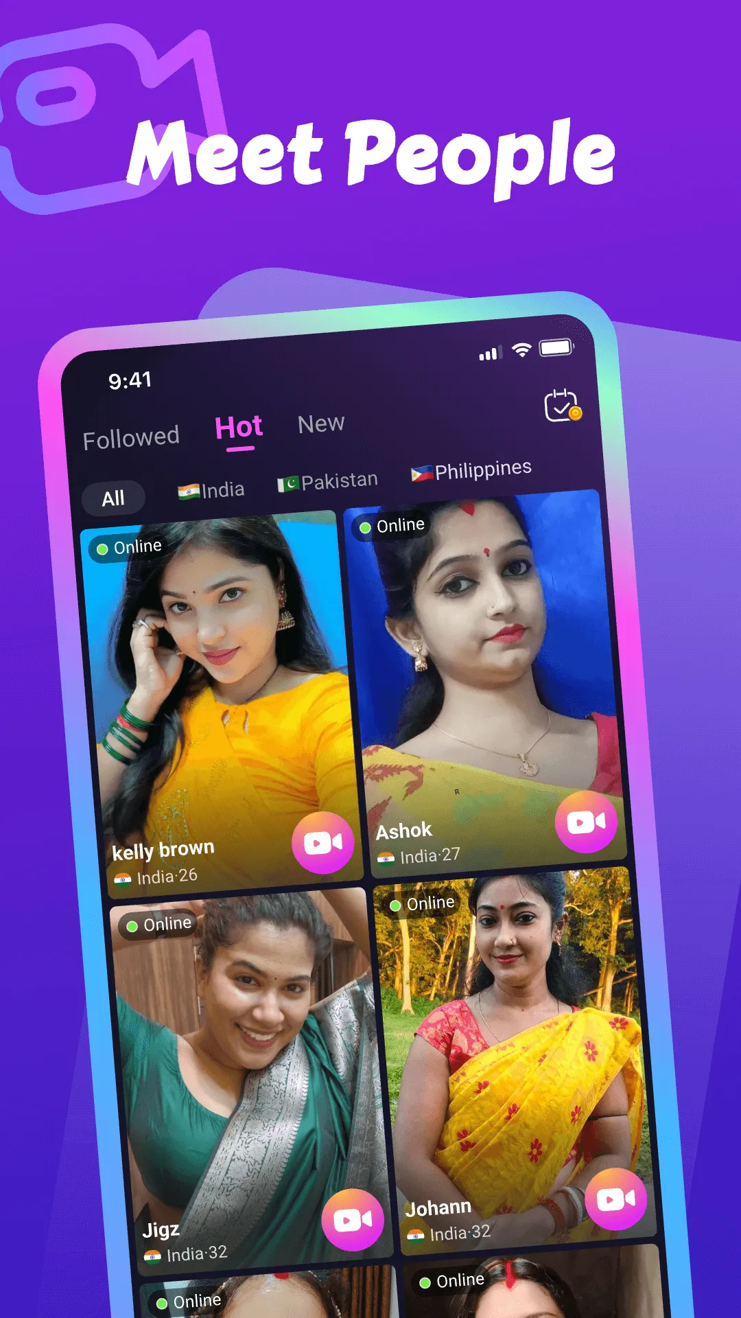 Hitto Lite: Video chat & Meet | Indus Appstore | Screenshot